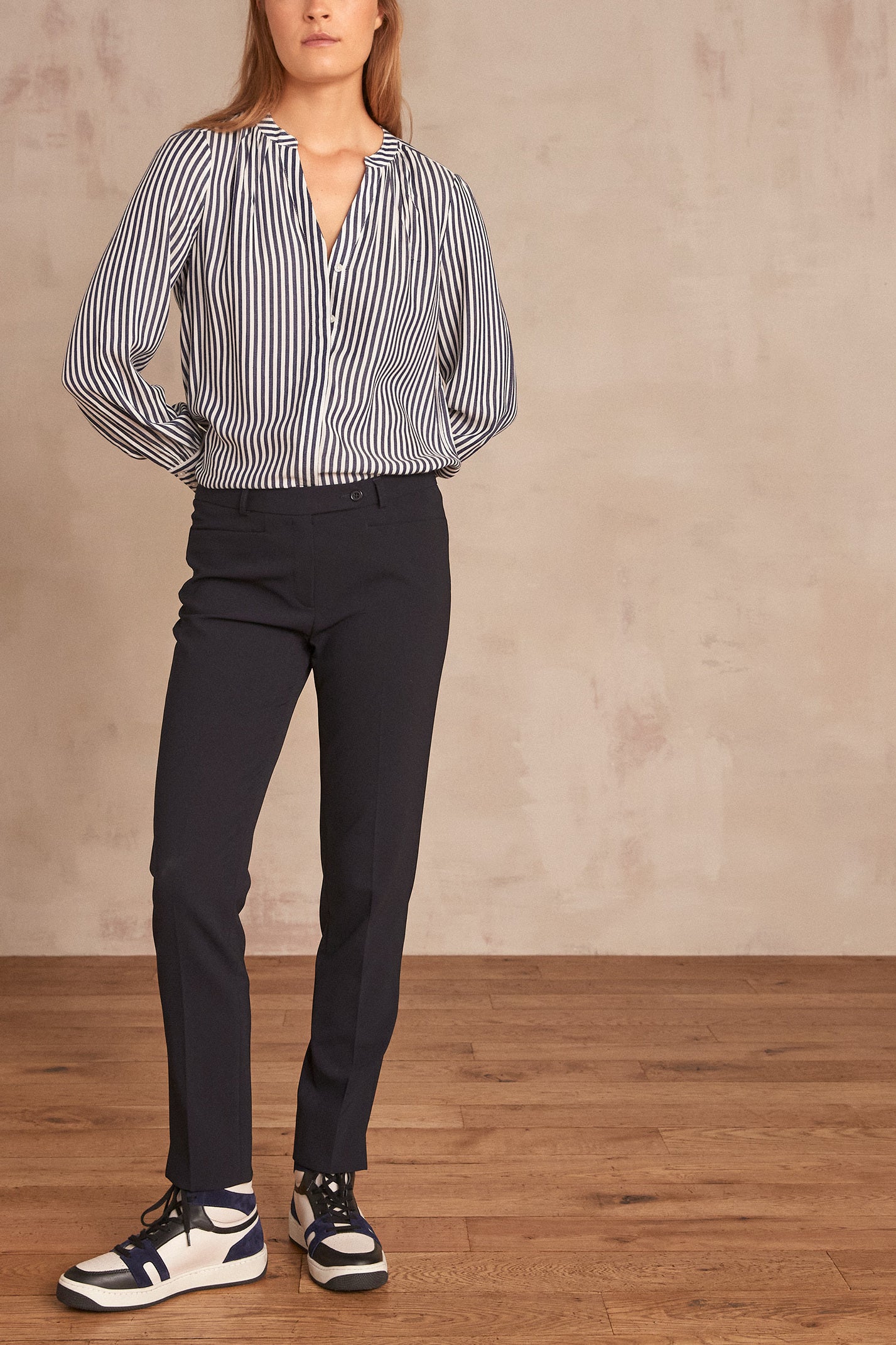 Pantalon cigarette Valero Faume - seconde main