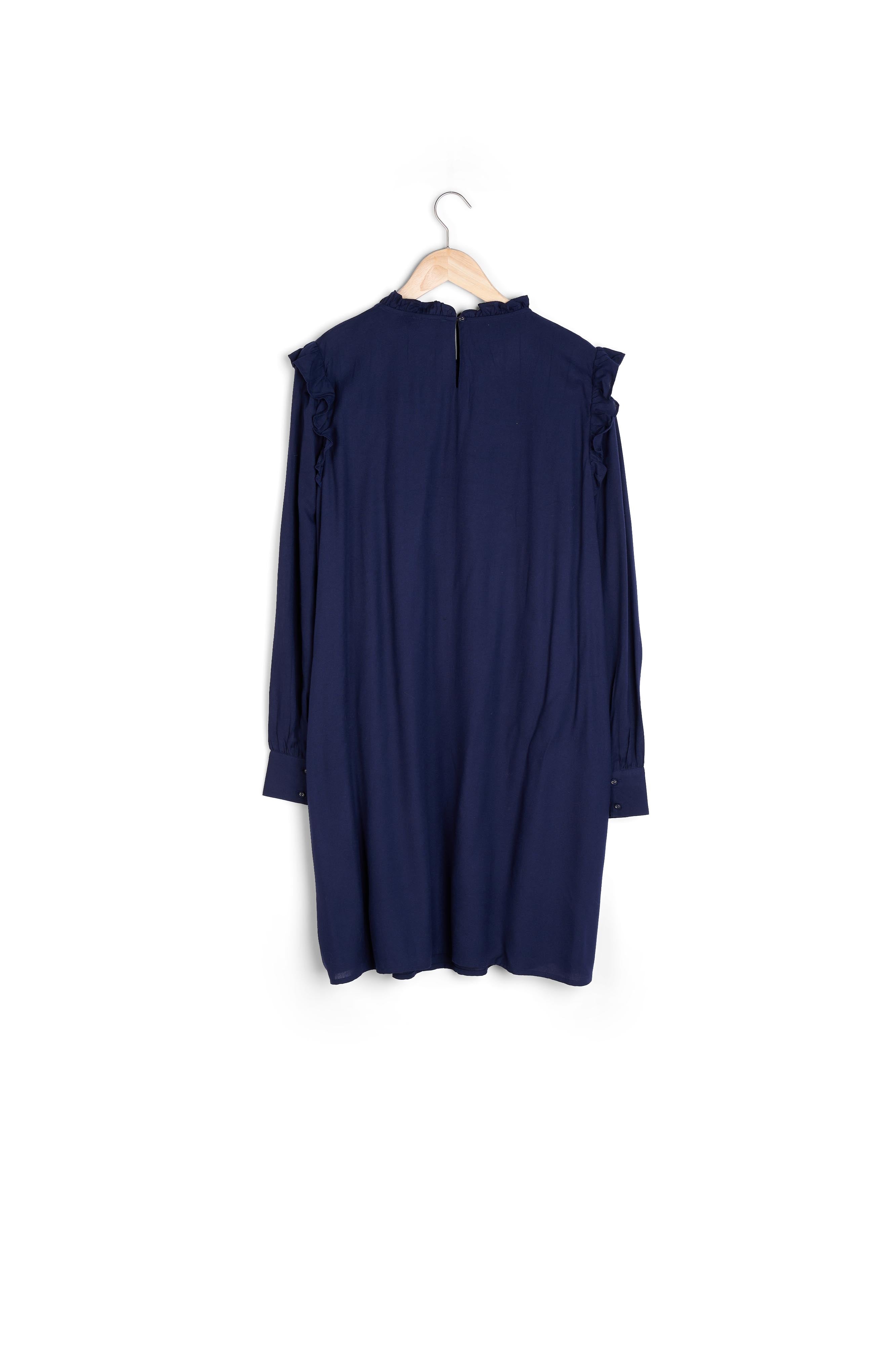 Robe courte et brodée bleue Hania Faume - seconde main