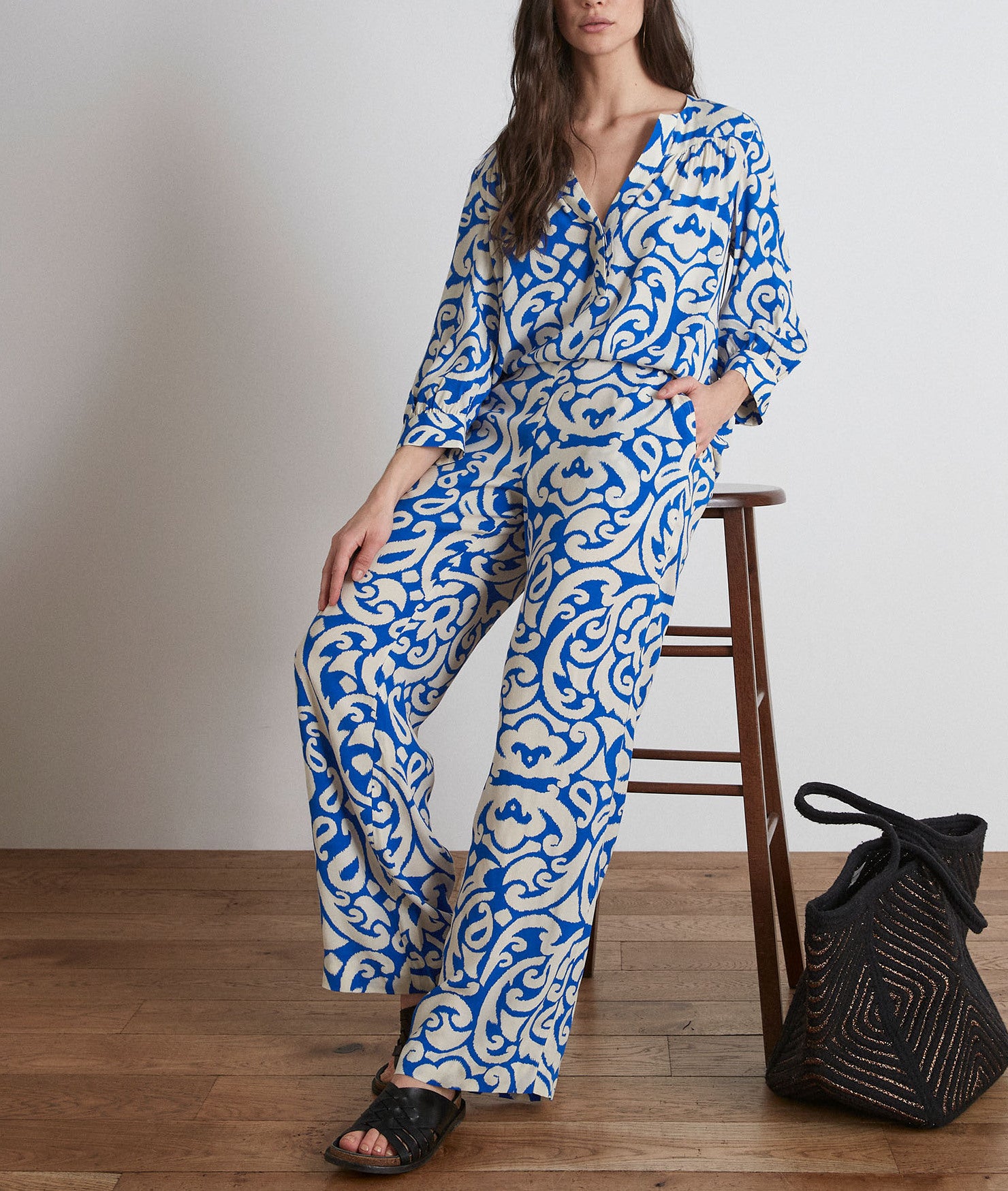 Pantalon large Leana Faume - seconde main