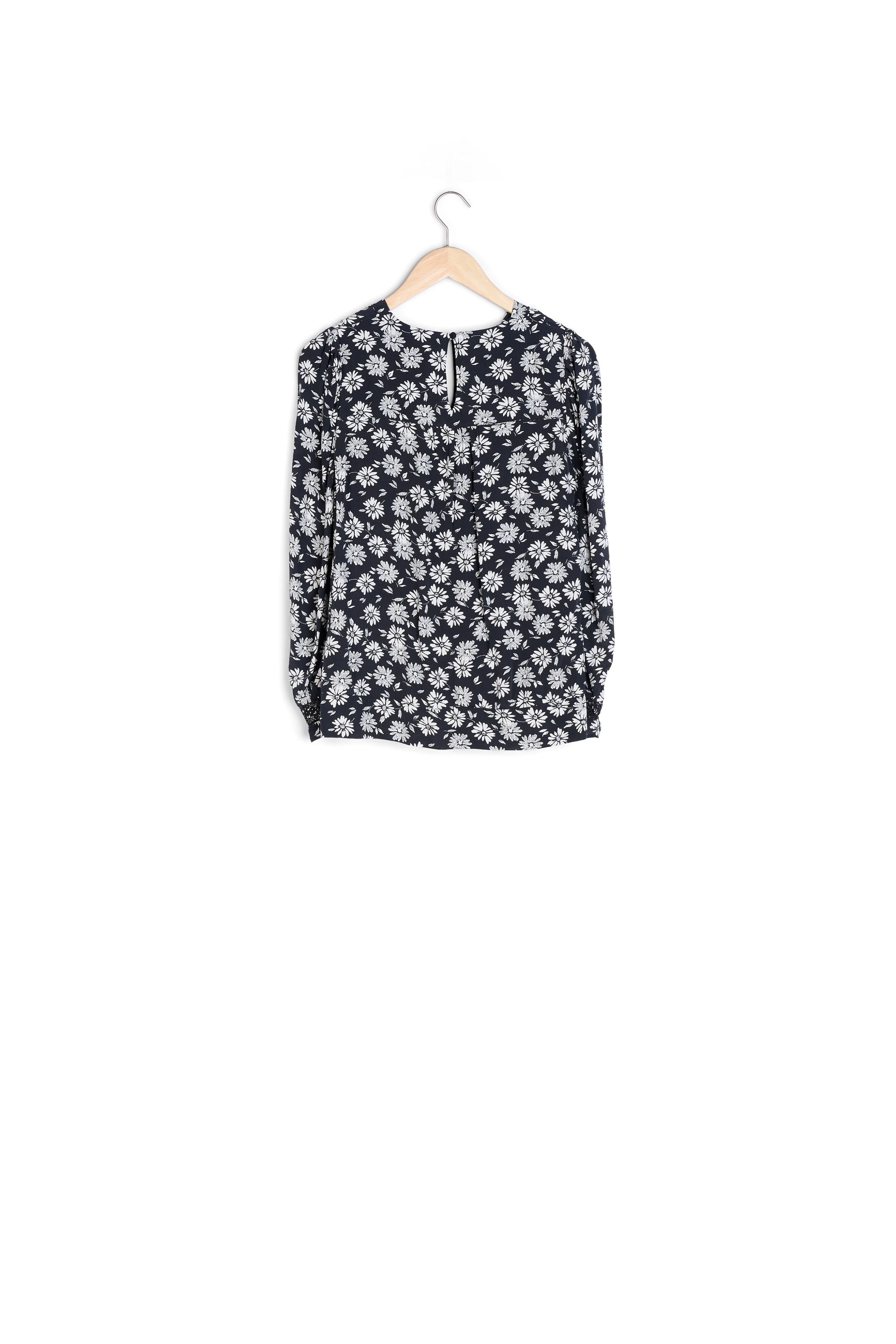 Blouse imprimé marguerite Malice Faume - seconde main