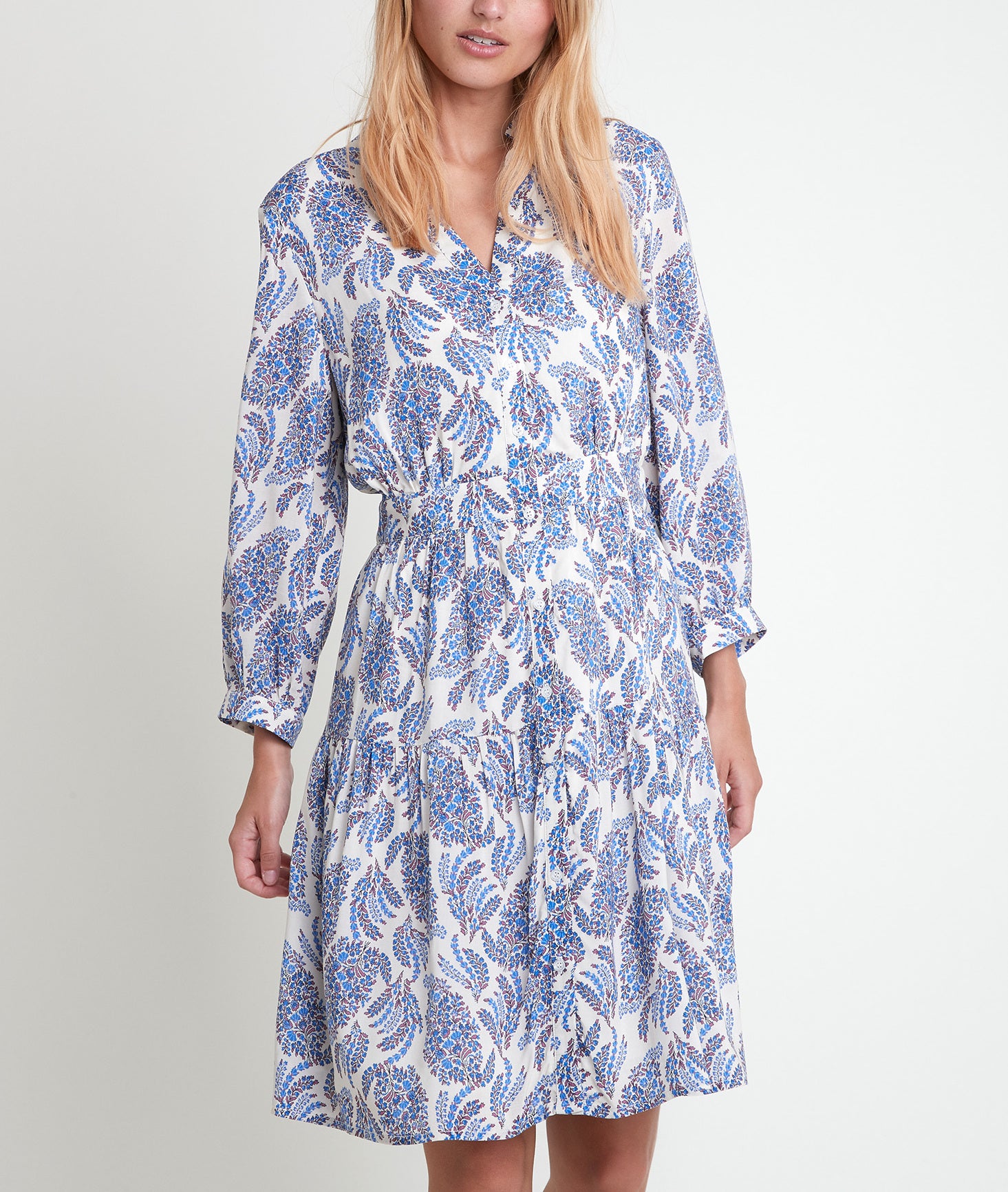 Robe myosotis imprimée Lovely Faume - seconde main