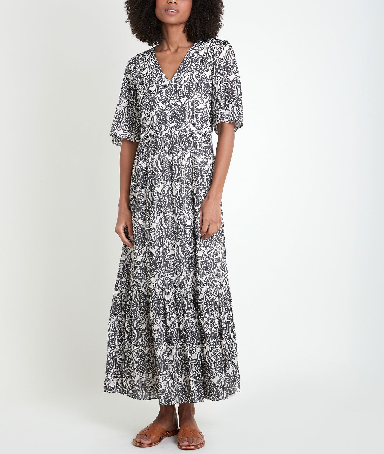 Robe longue imprimée Ludine Faume - seconde main