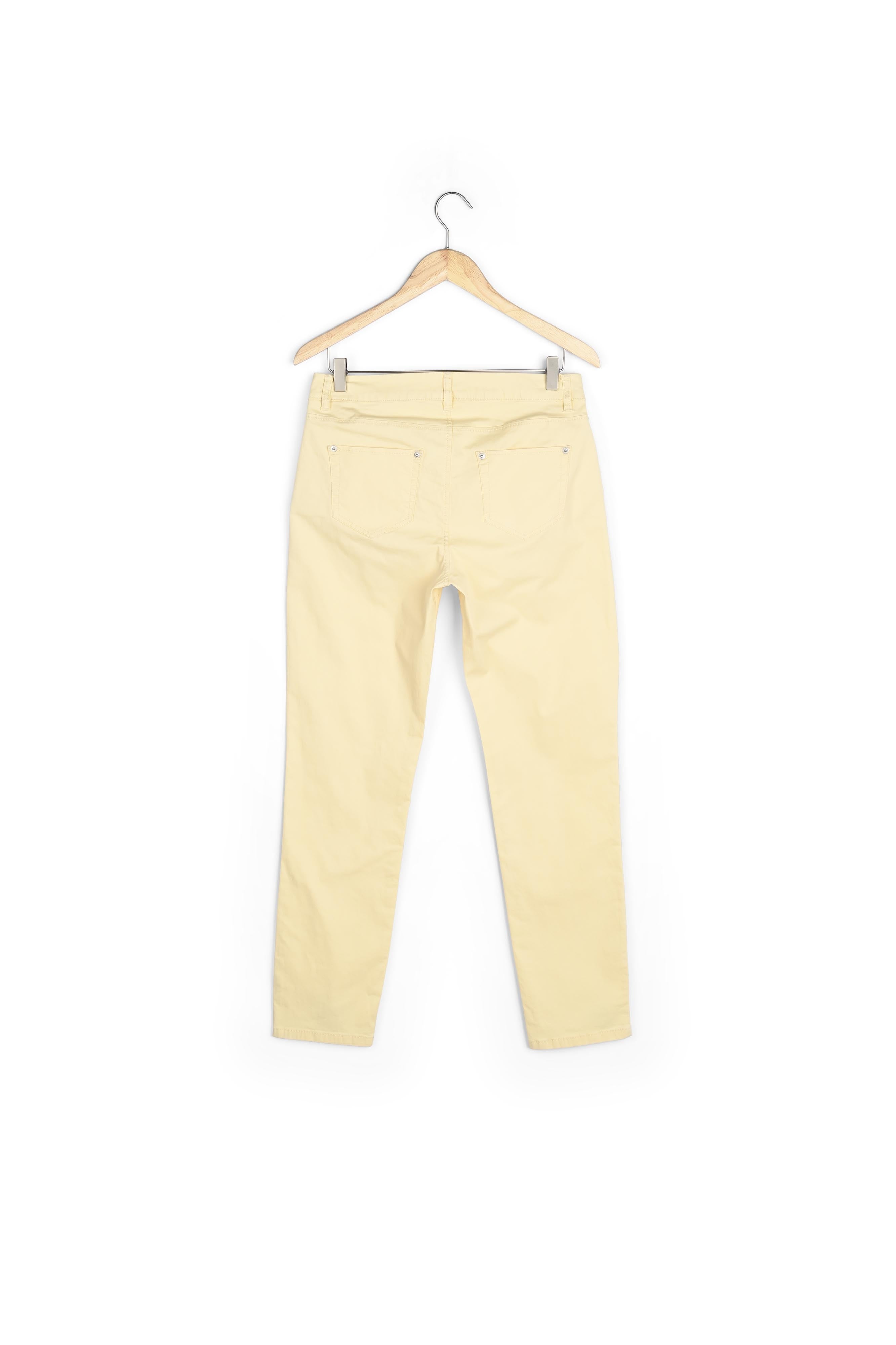Pantalon droit en coton paille Francis Faume - seconde main