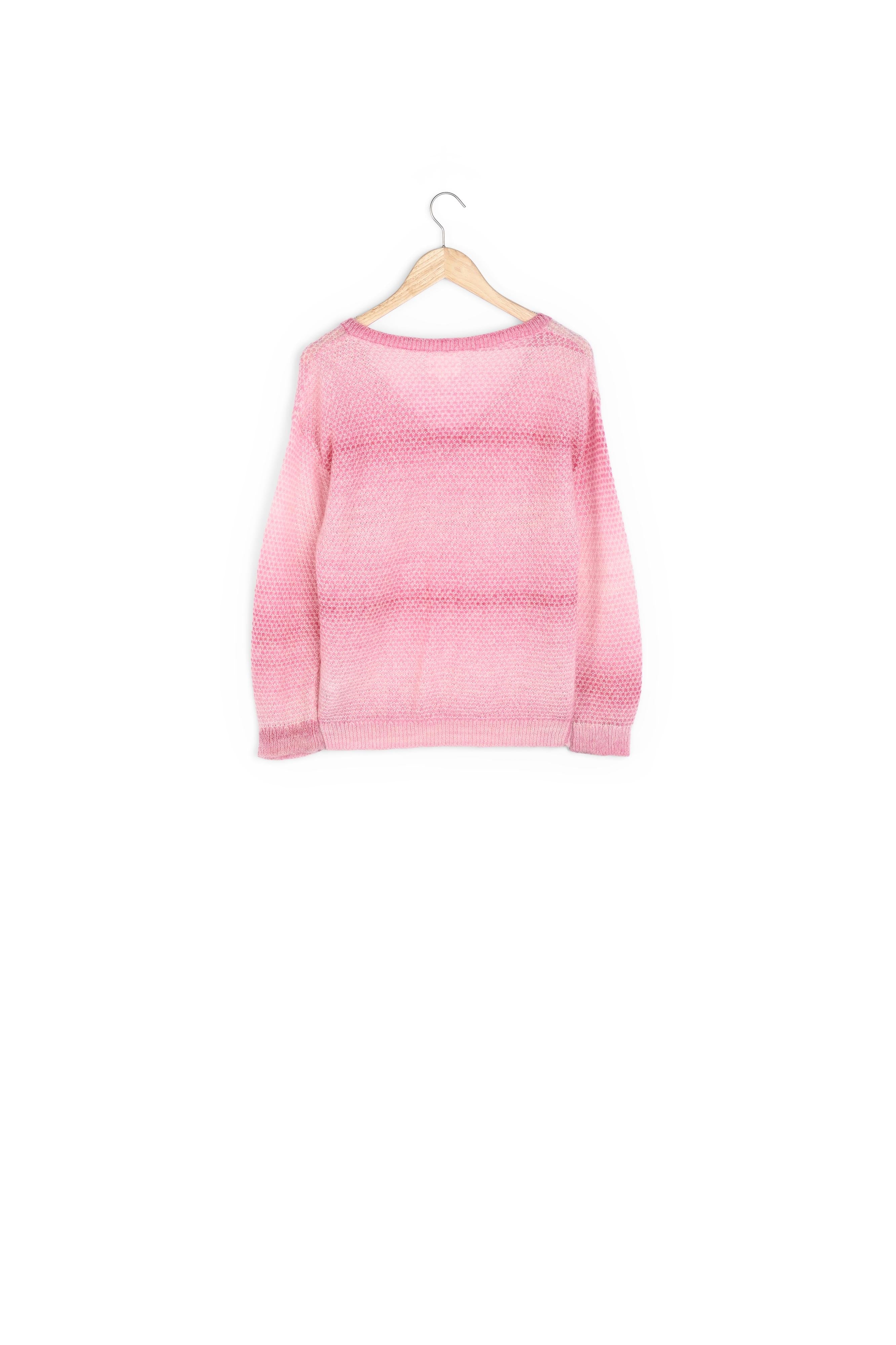 Pull tie & dye rose et blanc Thesee Faume - seconde main