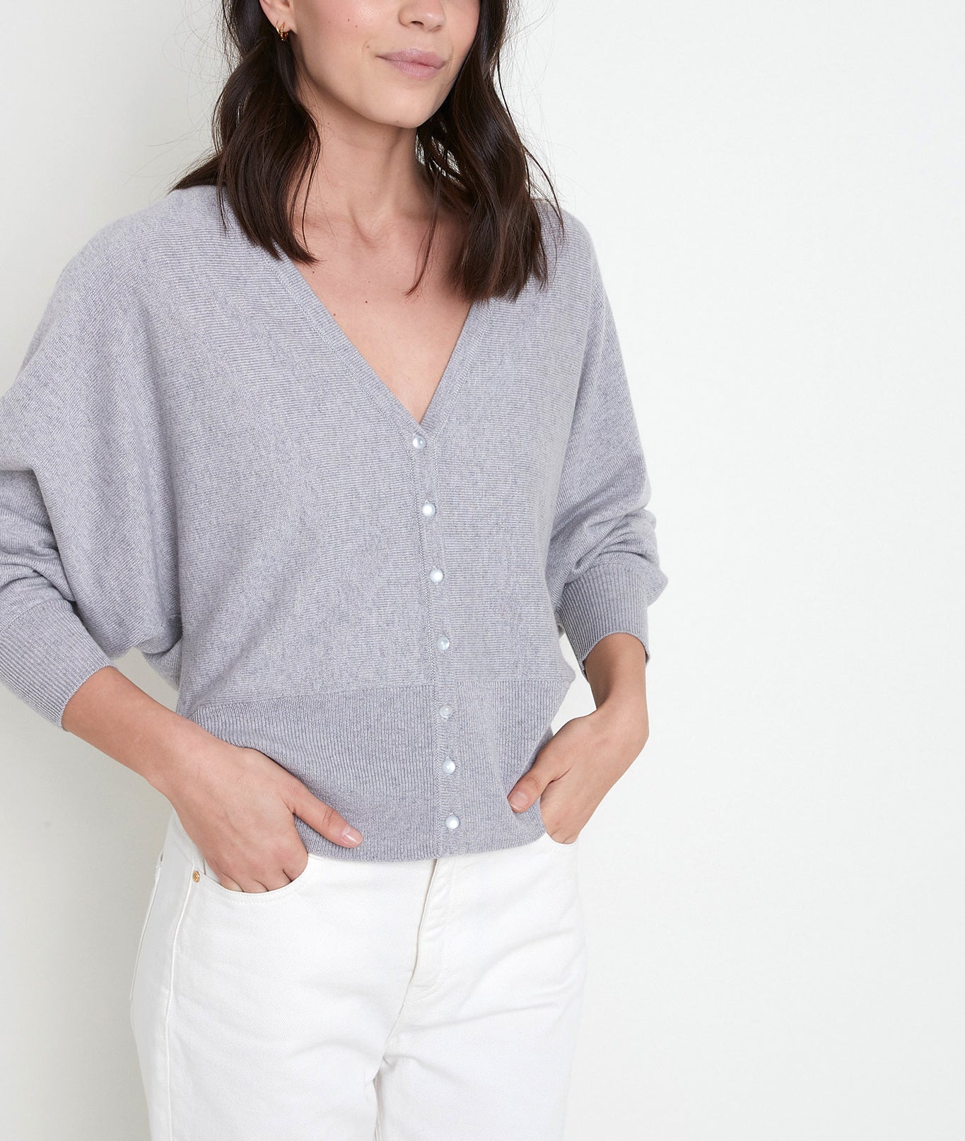 Gilet en polyamide recyclé gris Aldo Faume - seconde main