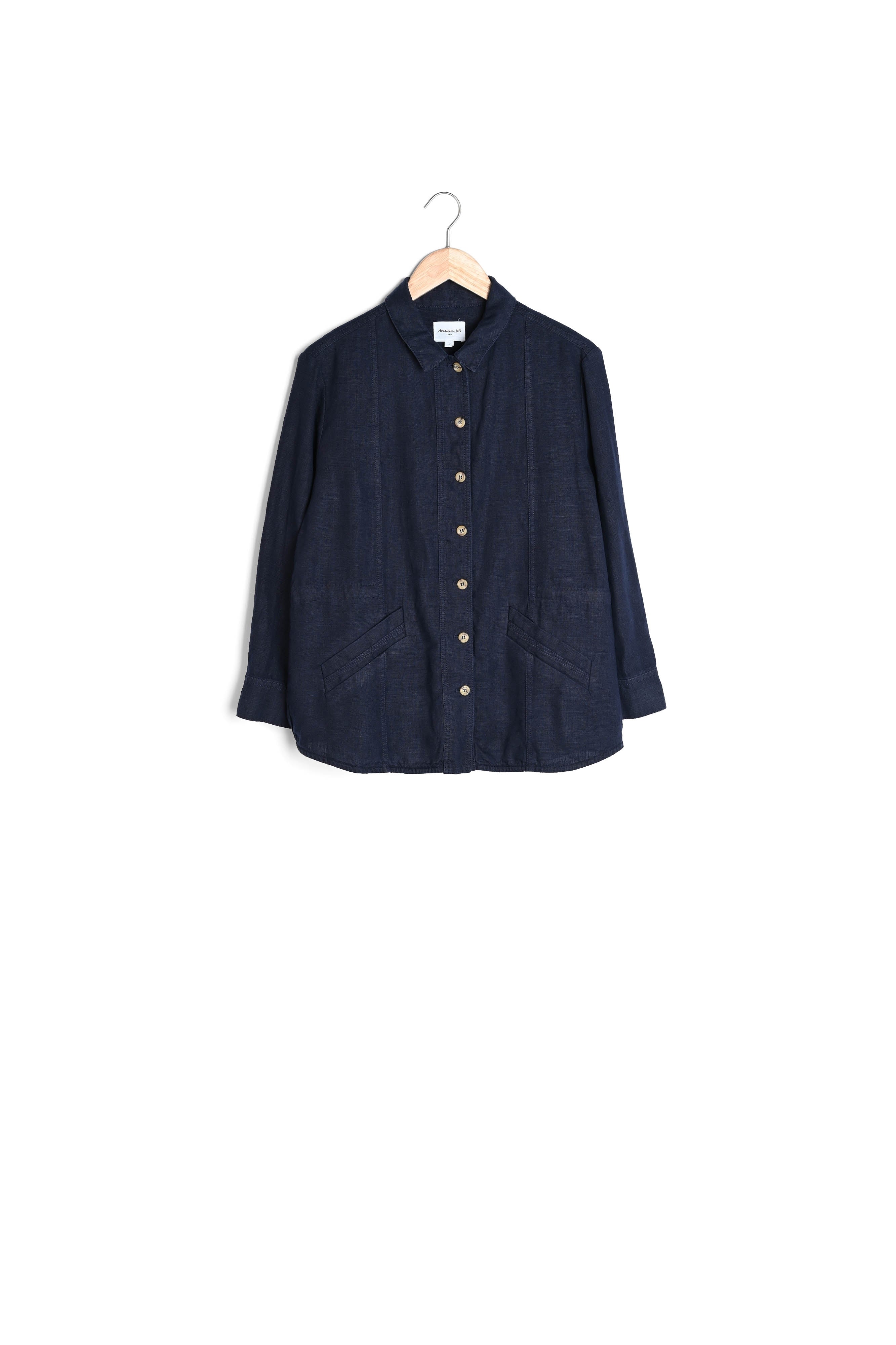 Veste en lin marine Paolita Faume - seconde main