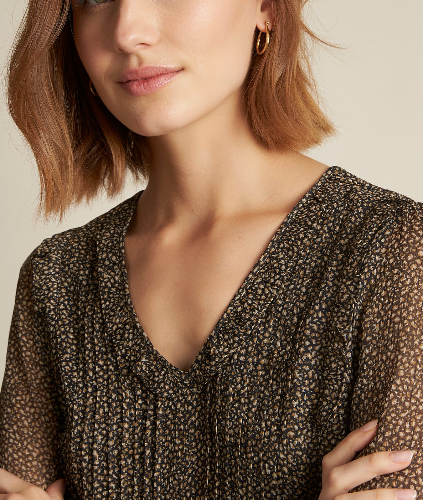 Blouse imprimée Eli Faume - seconde main