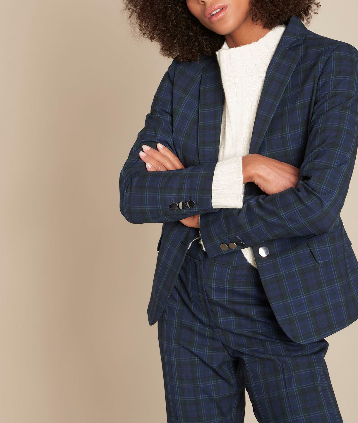 Veste à carreaux Bertille Faume - seconde main