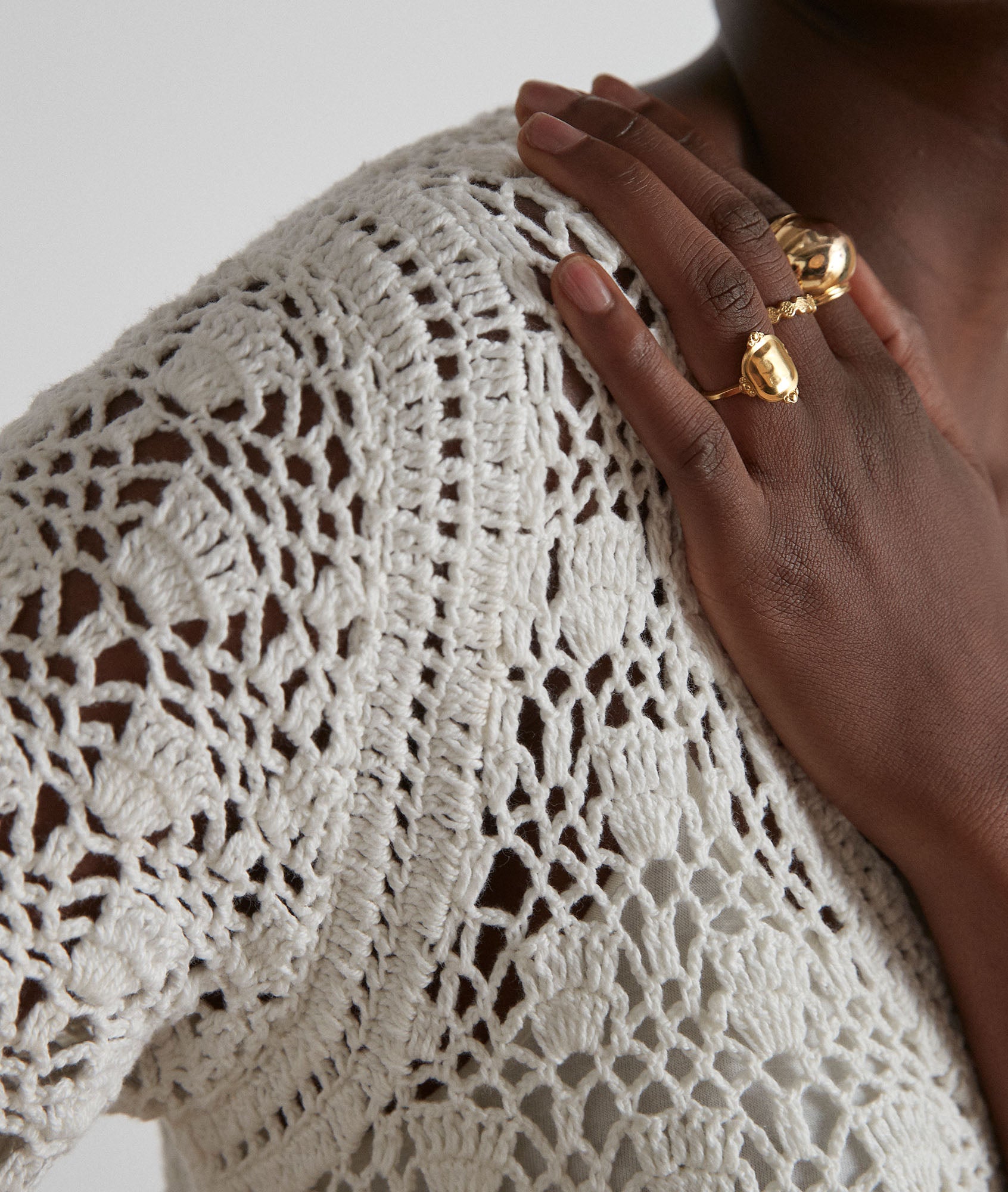 Robe en crochet Gloria Faume - seconde main