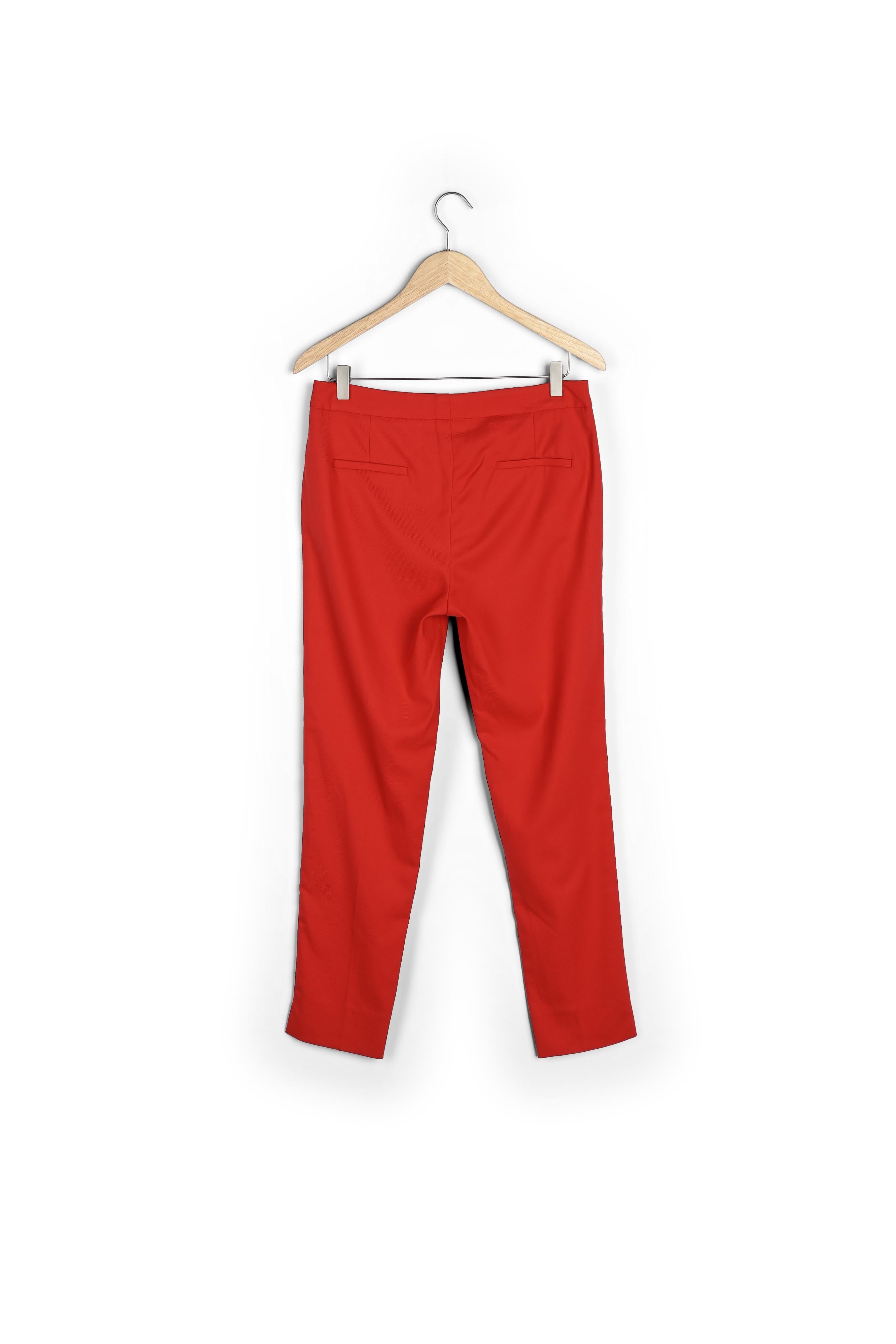 Pantalon rouge cigarette Emile Faume - seconde main
