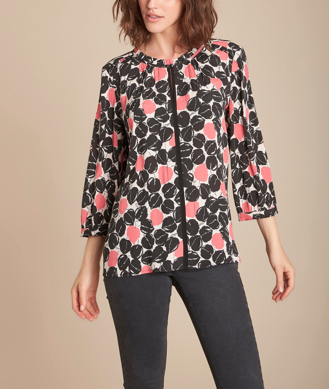Blouse imprimé fleuri Maryse Faume - seconde main