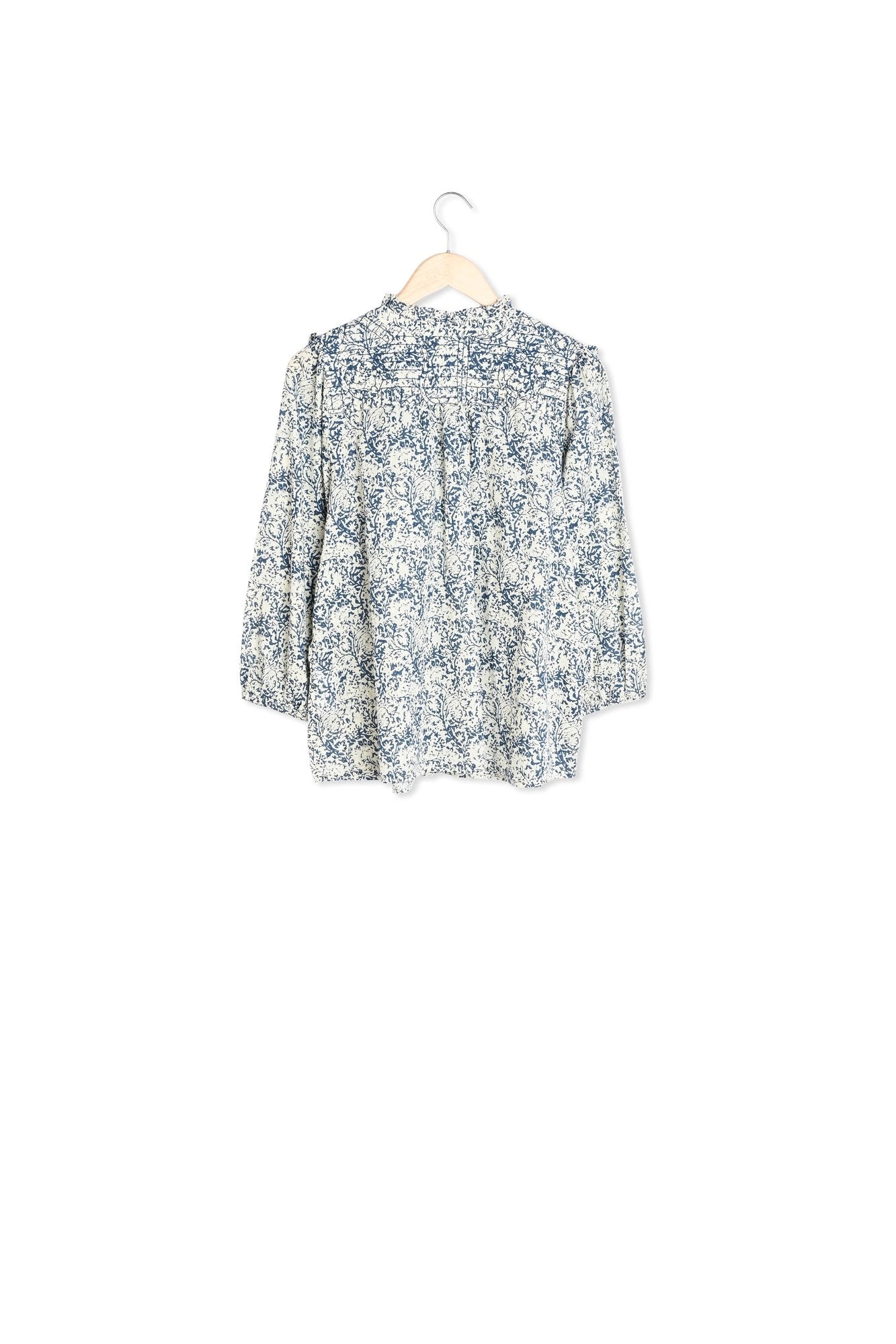 Blouse victorienne Blanche Faume - seconde main
