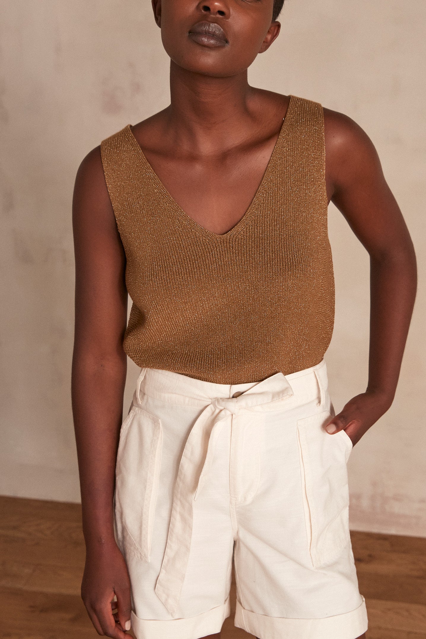 Top en maille Adrian Faume - seconde main