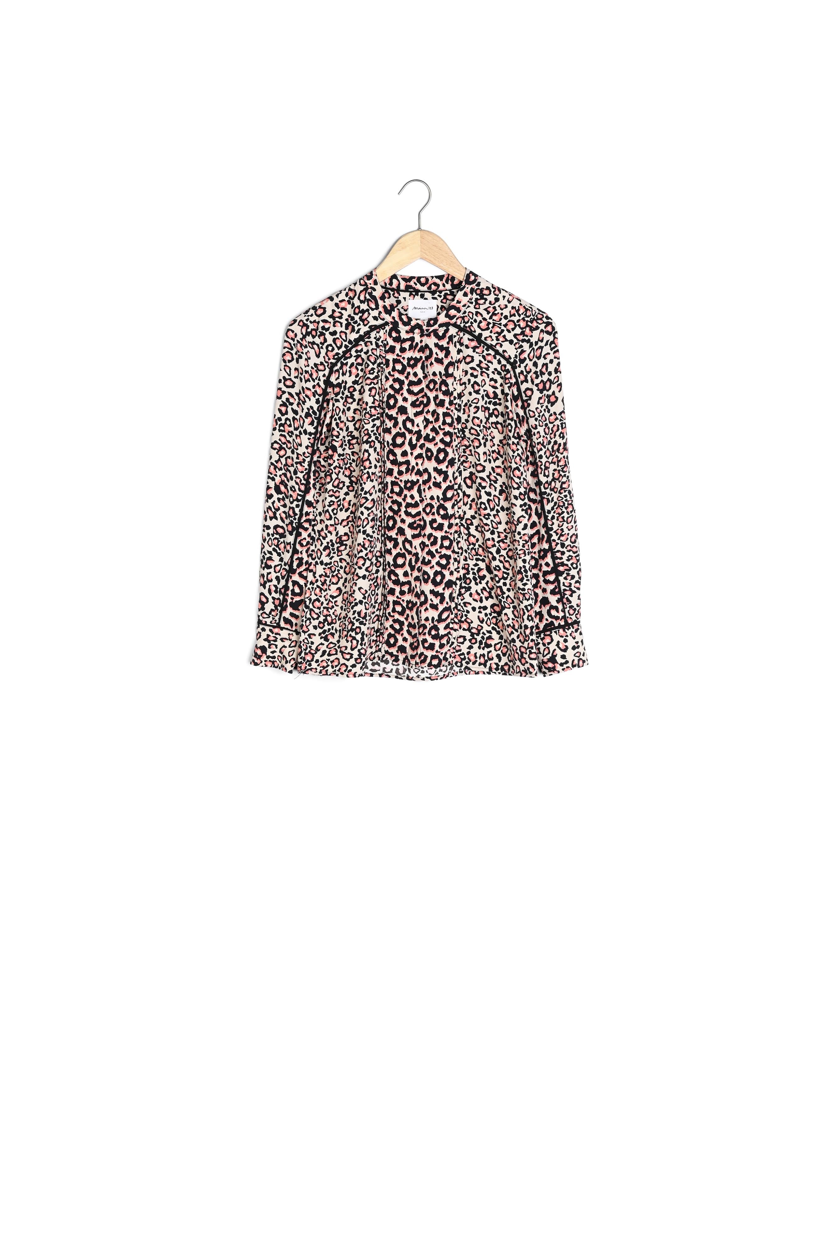Blouse imprimé peau de bête Menda Faume - seconde main