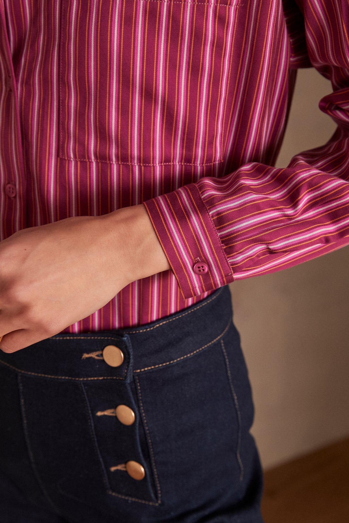 Chemise PASSY rayures Faume - seconde main