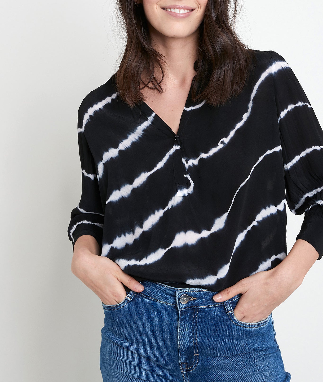 Blouse tie and dye Tylia Faume - seconde main