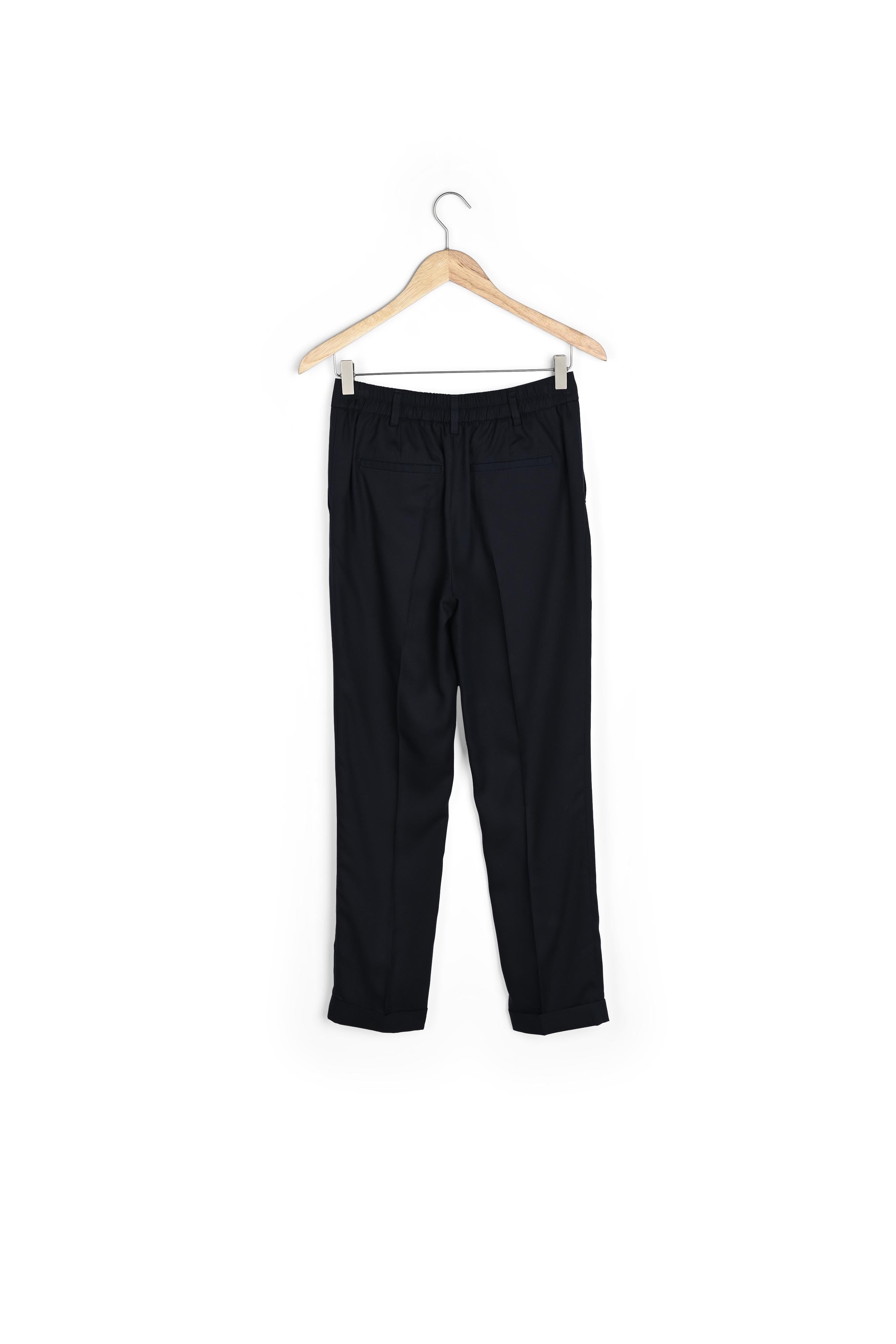 Pantalon chino marine en Lyocell Idylle Faume - seconde main