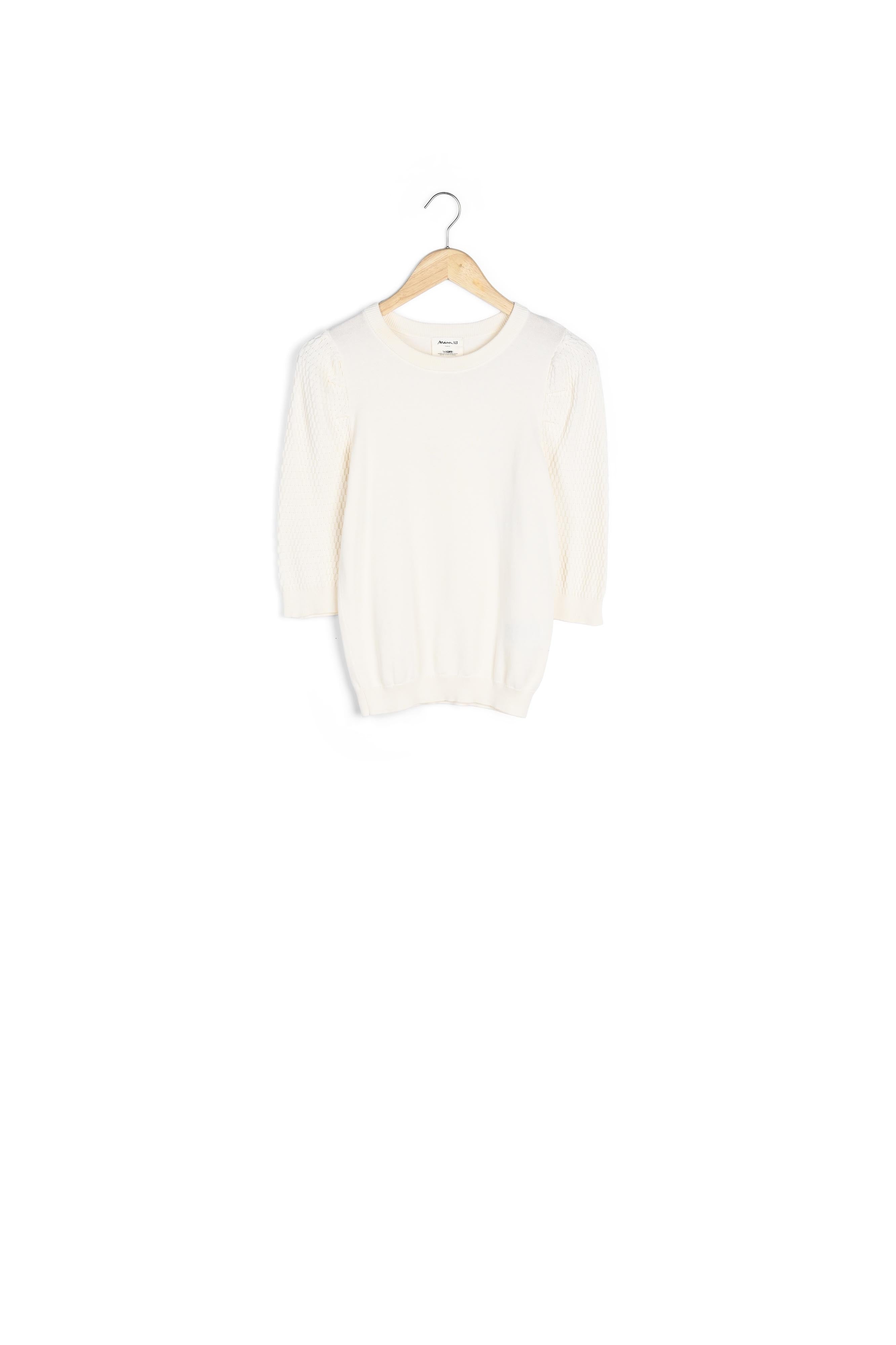 Pull en coton bio écru Beryl Faume - seconde main