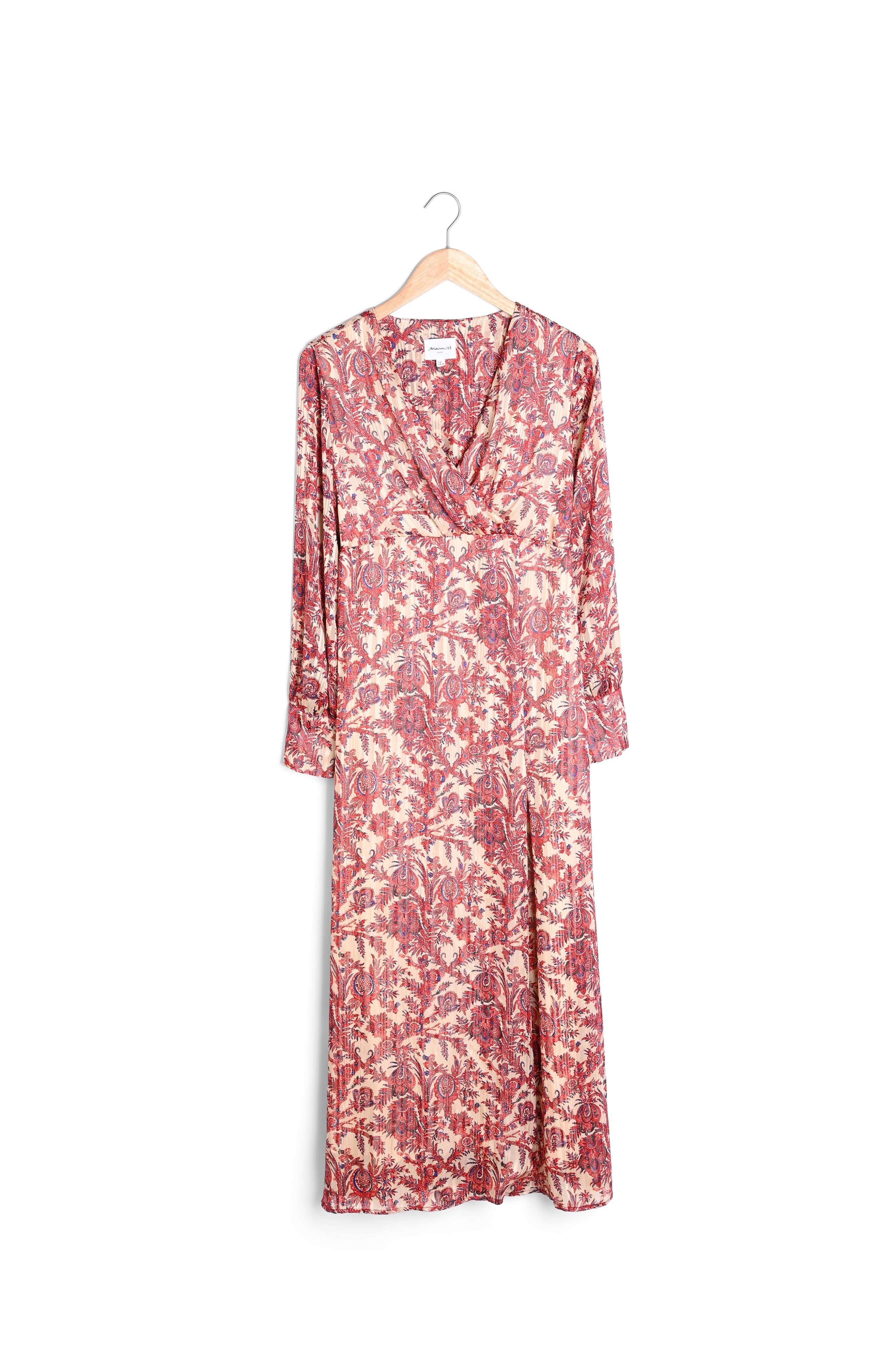 Robe longue imprimée bohème Cathel Faume - seconde main