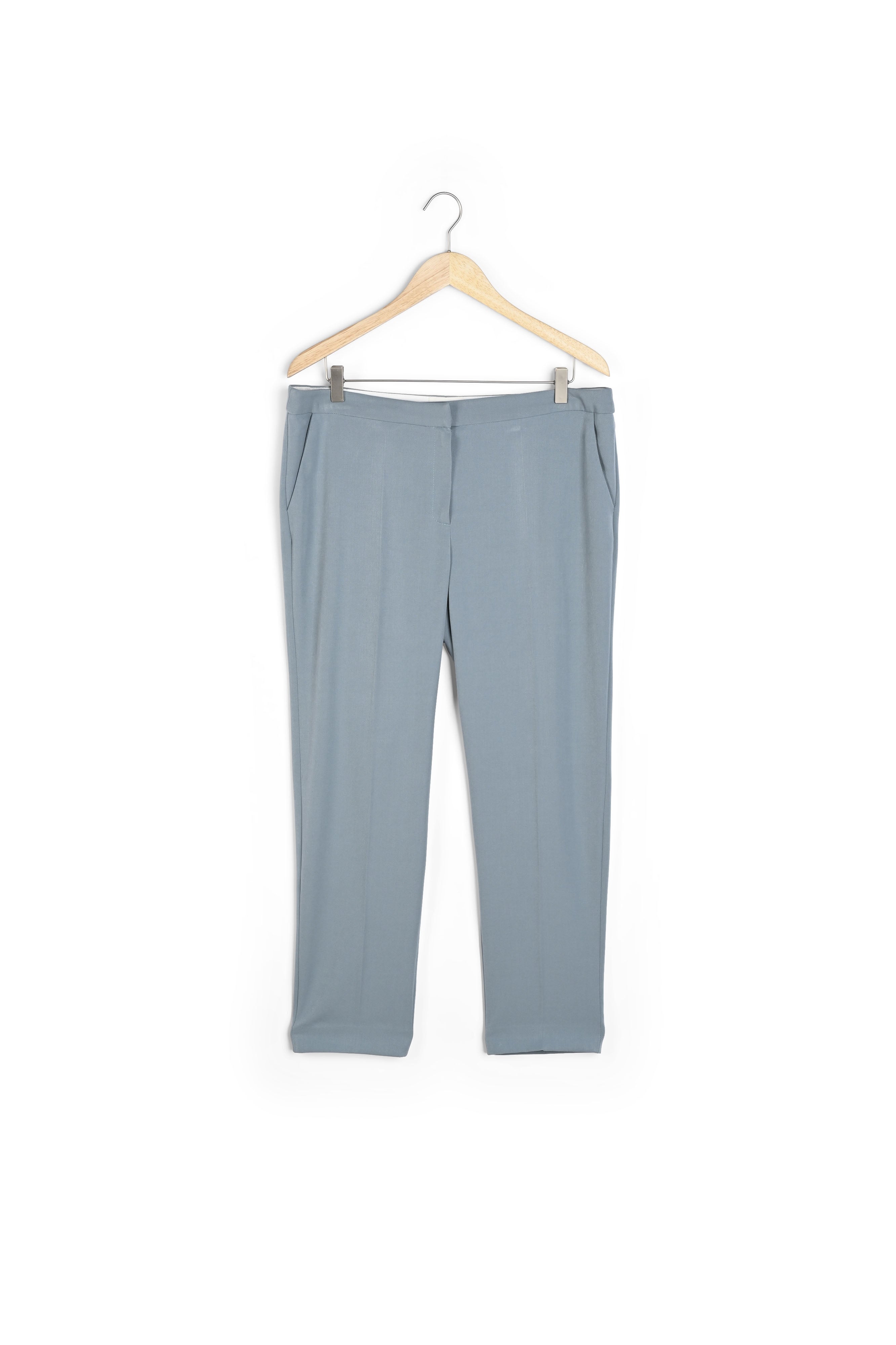 Pantalon cigarette de tailleur céladon Harry Faume - seconde main