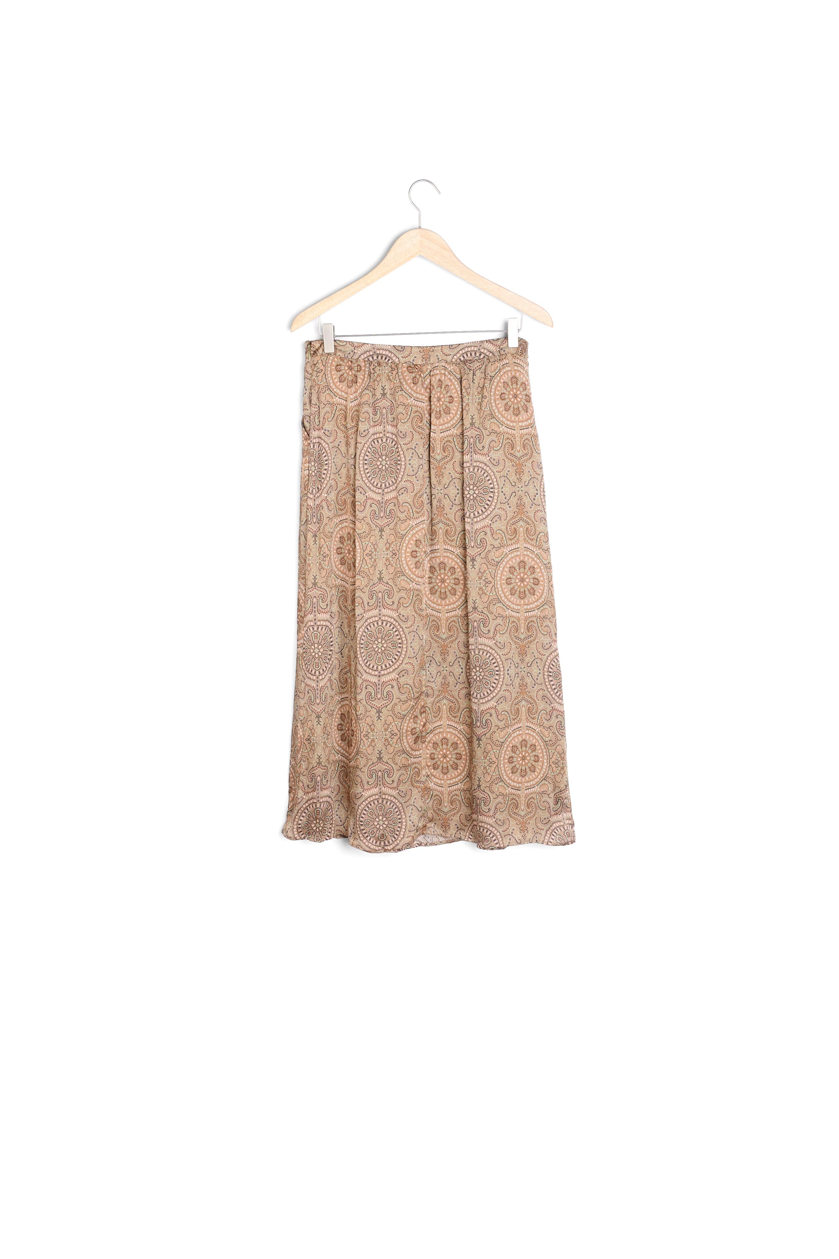 Jupe longue imprimée Samba Faume - seconde main