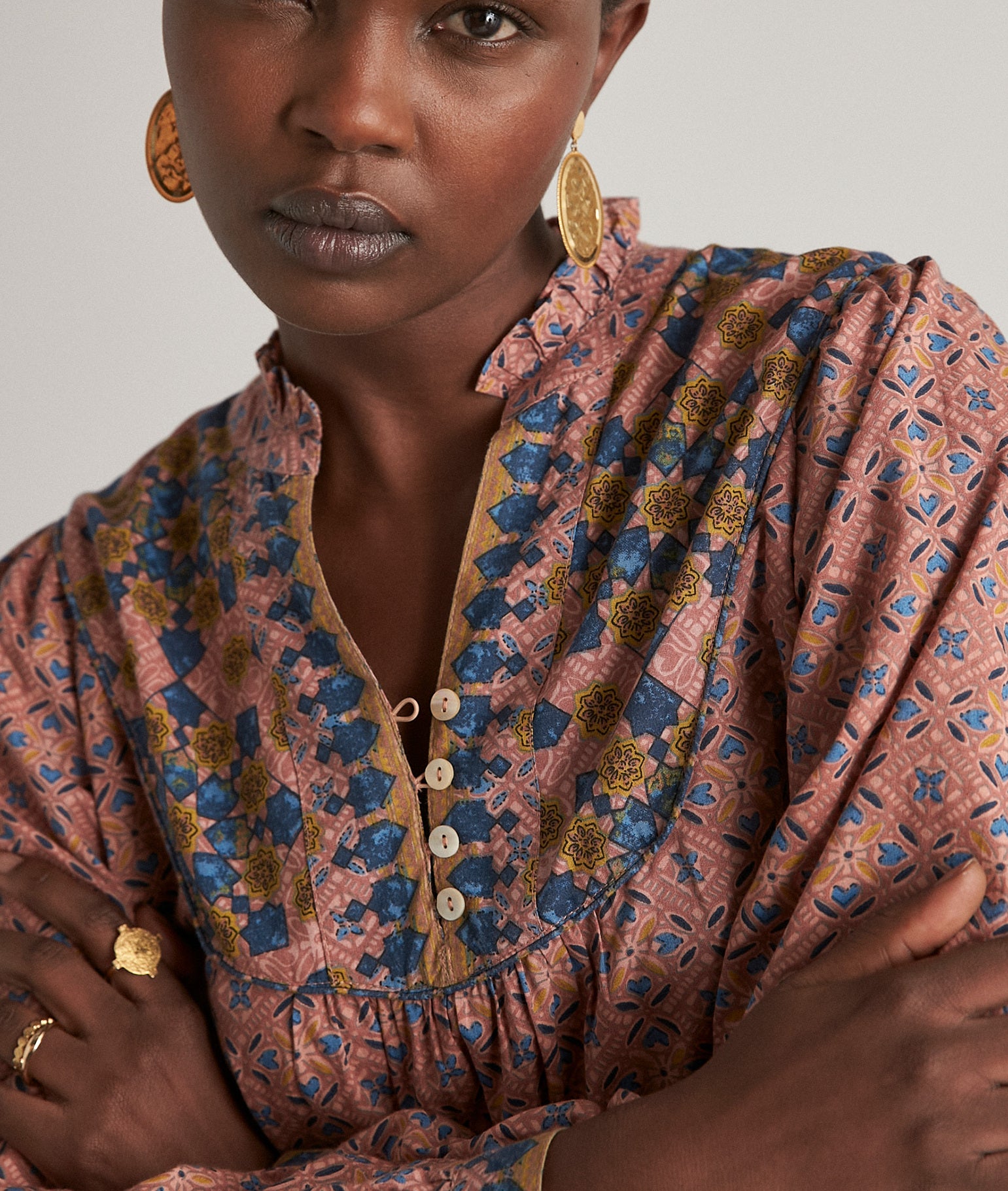 Blouse Tedy Faume - seconde main