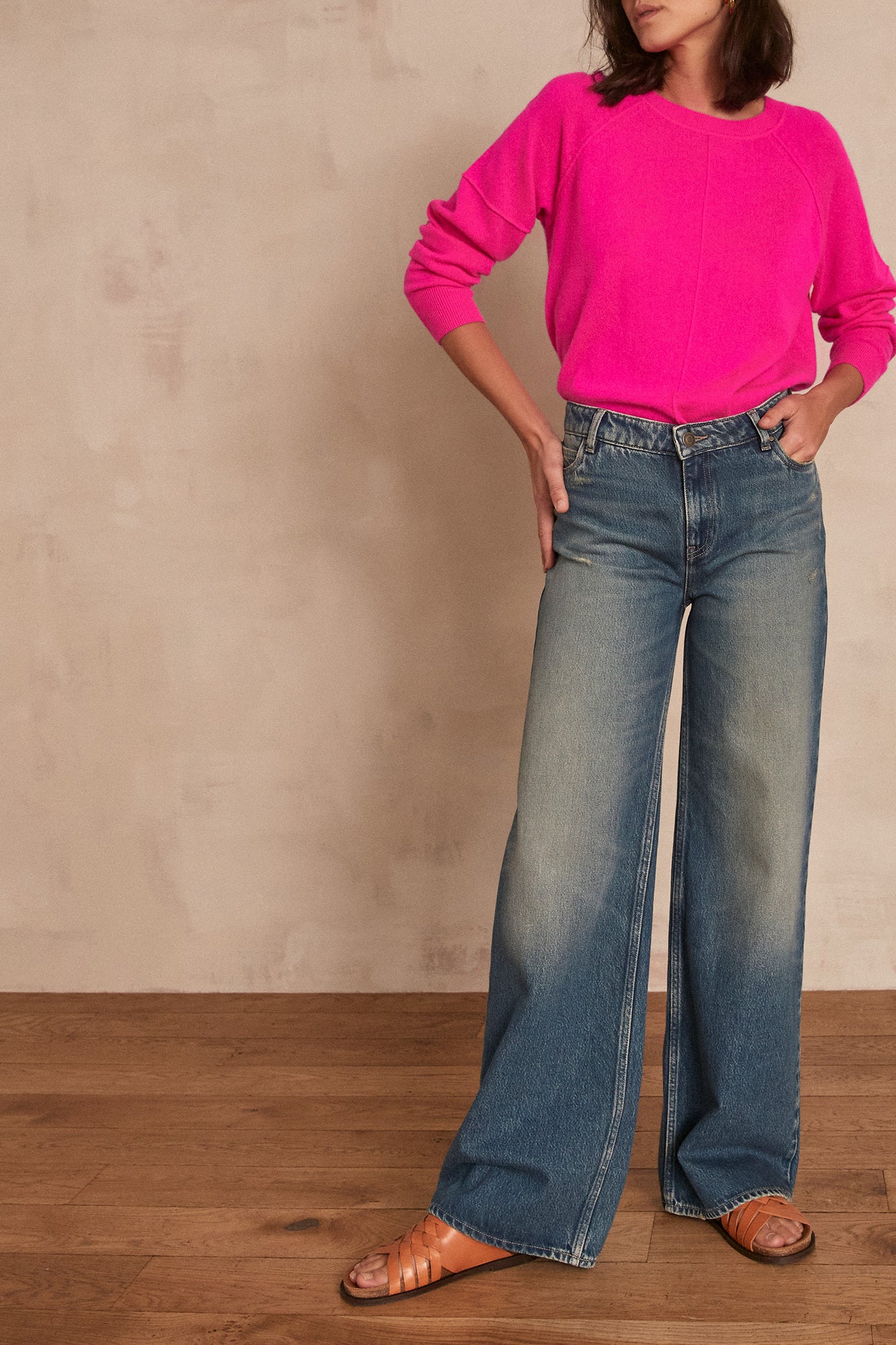 Jean wide leg Sandy Faume - seconde main