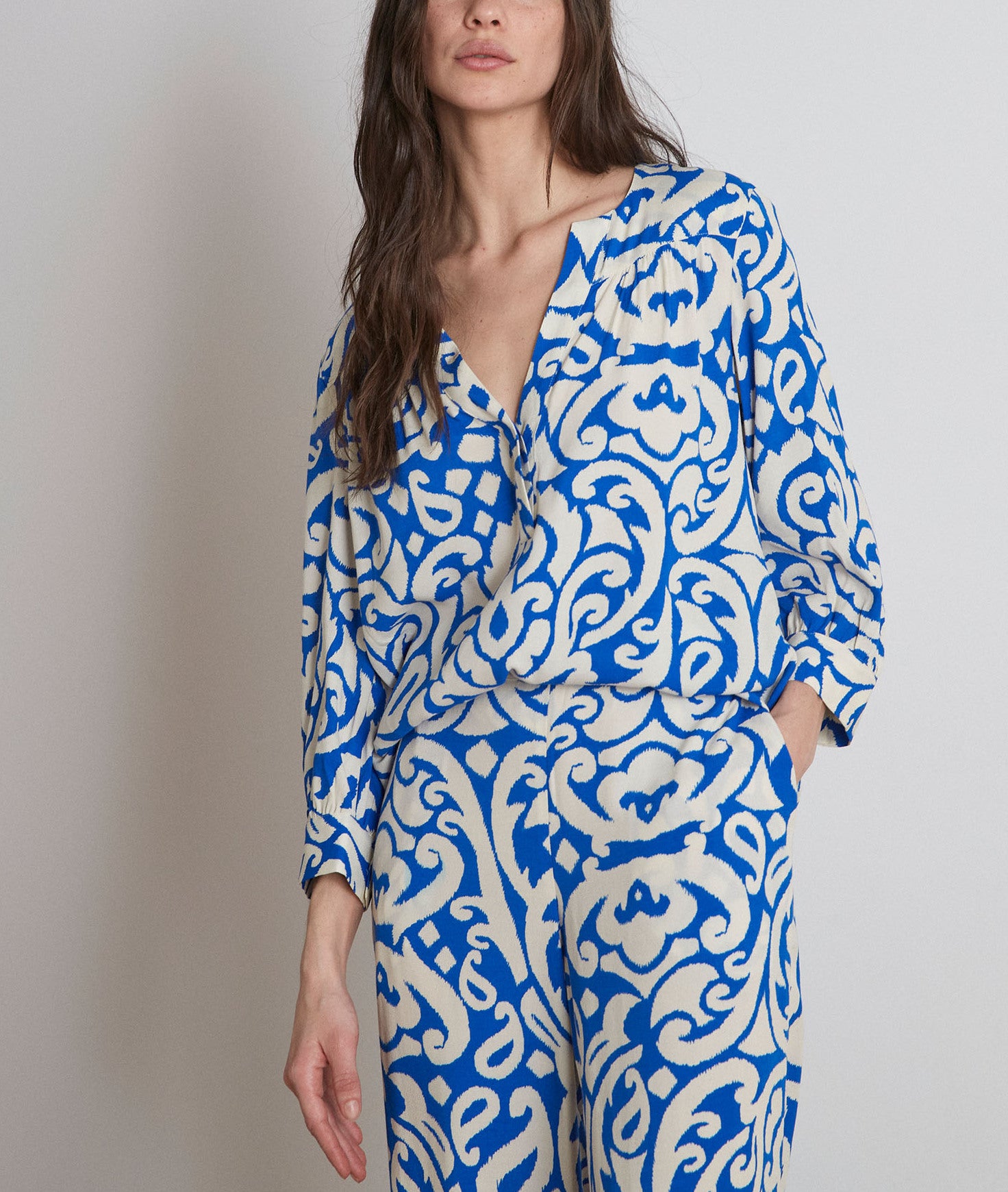 Blouse Loana Faume - seconde main