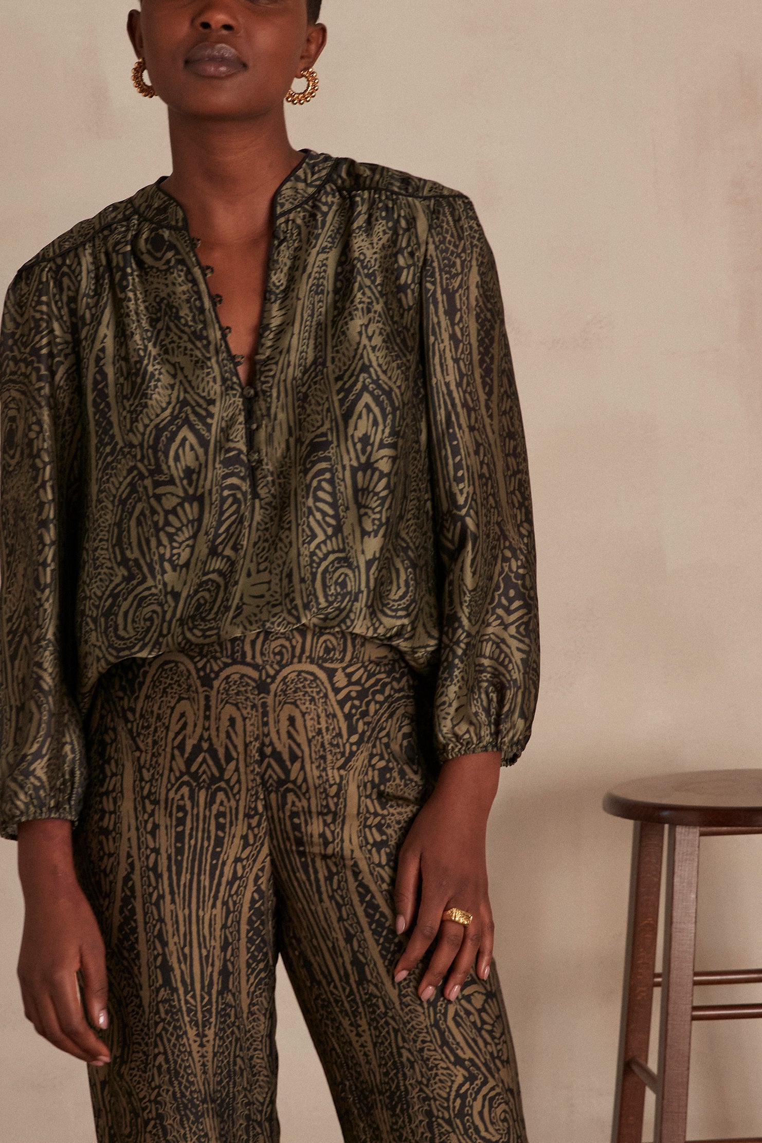 Blouse Tima Faume - seconde main