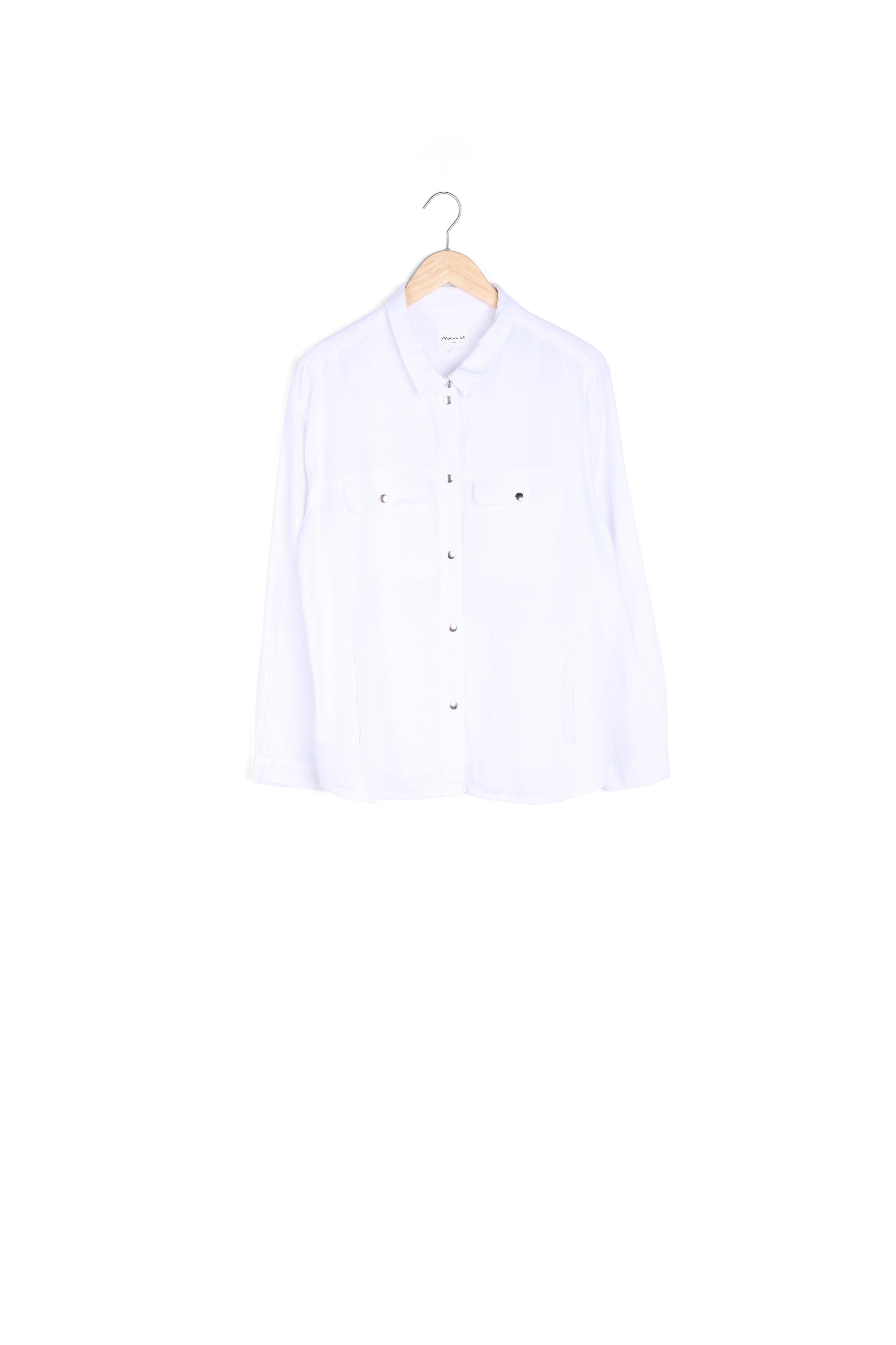 Chemise en lin blanche Fanilo Faume - seconde main