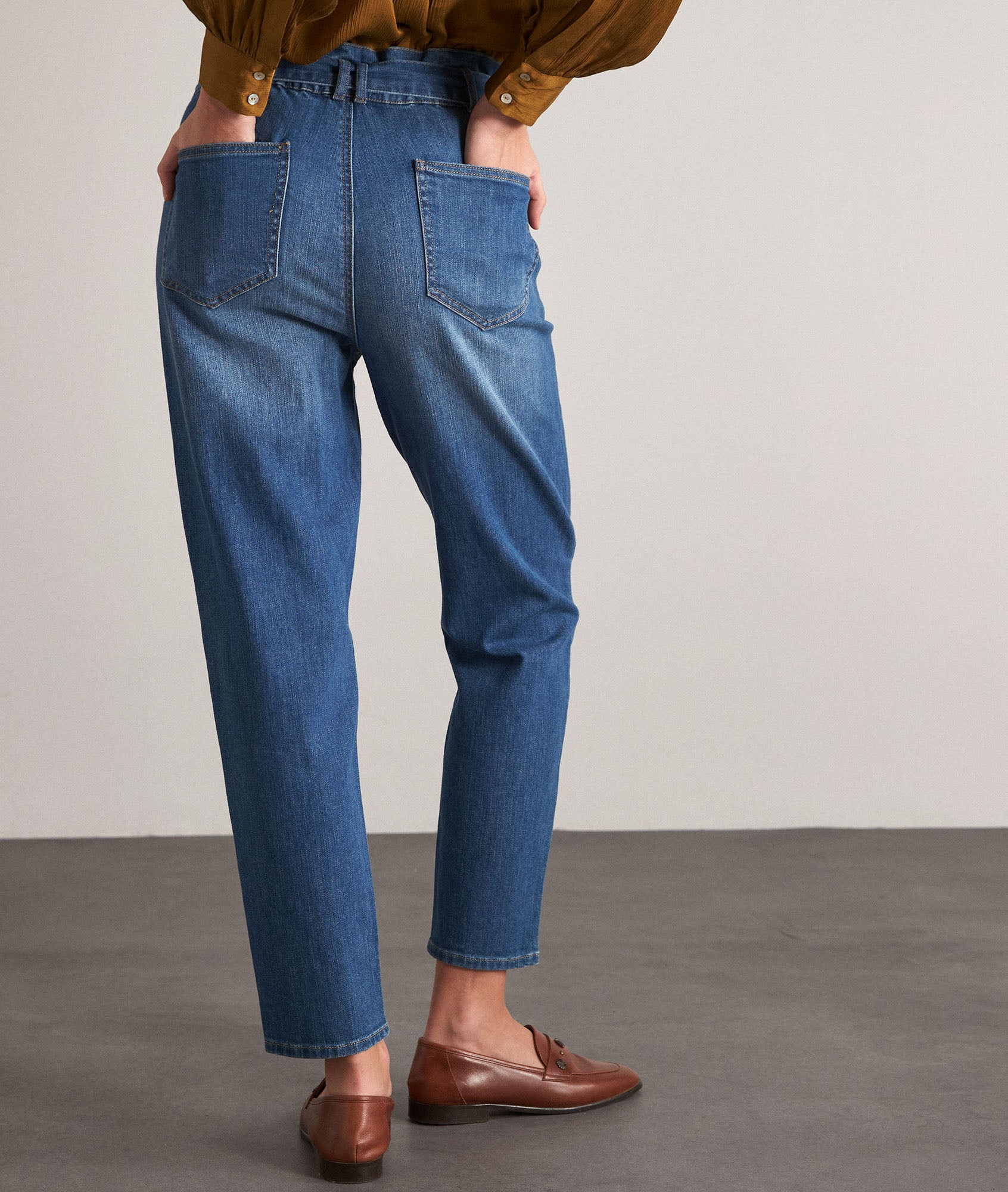 Jean paper bag Barbara Faume - seconde main