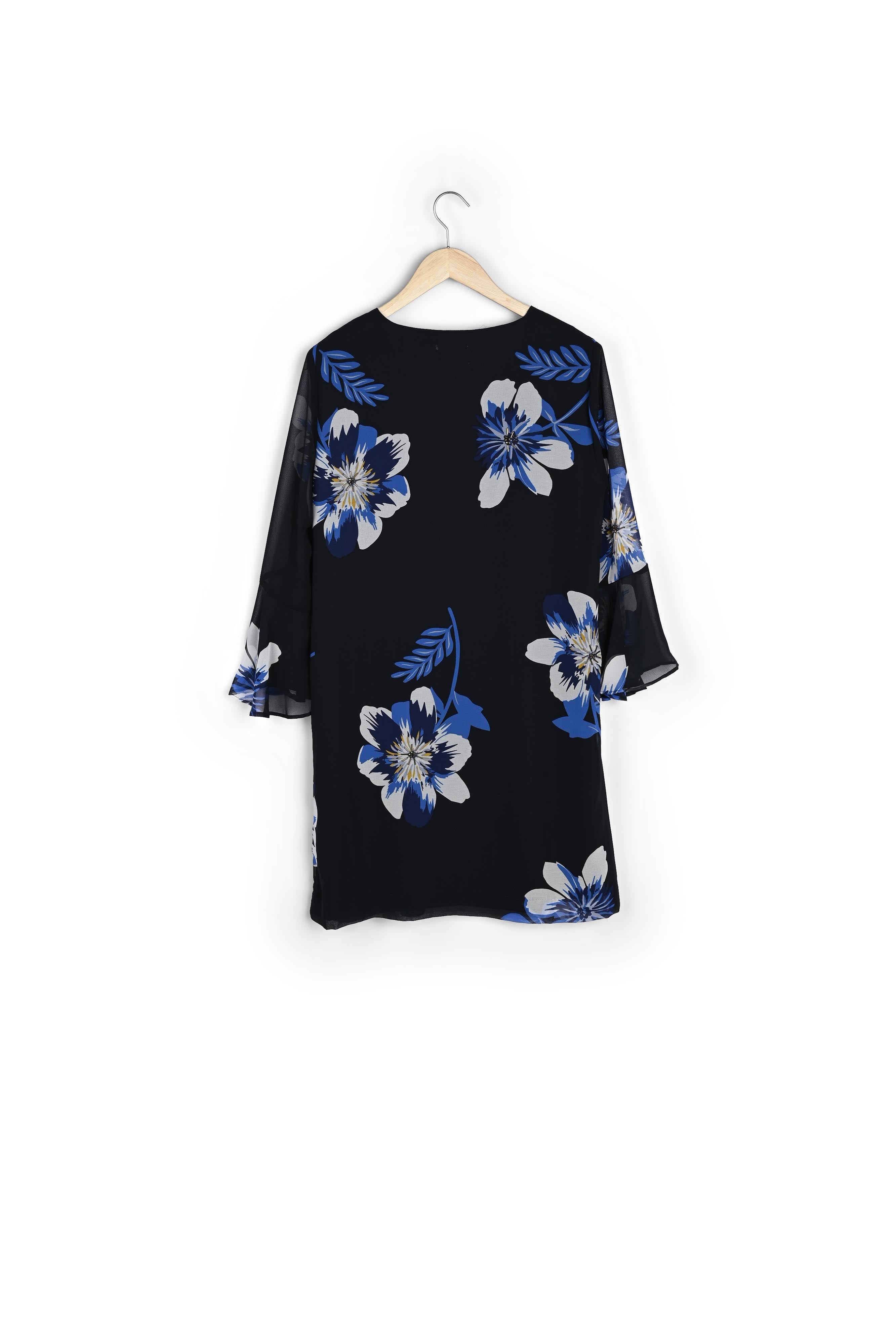 Robe imprimée marine Astrid Faume - seconde main