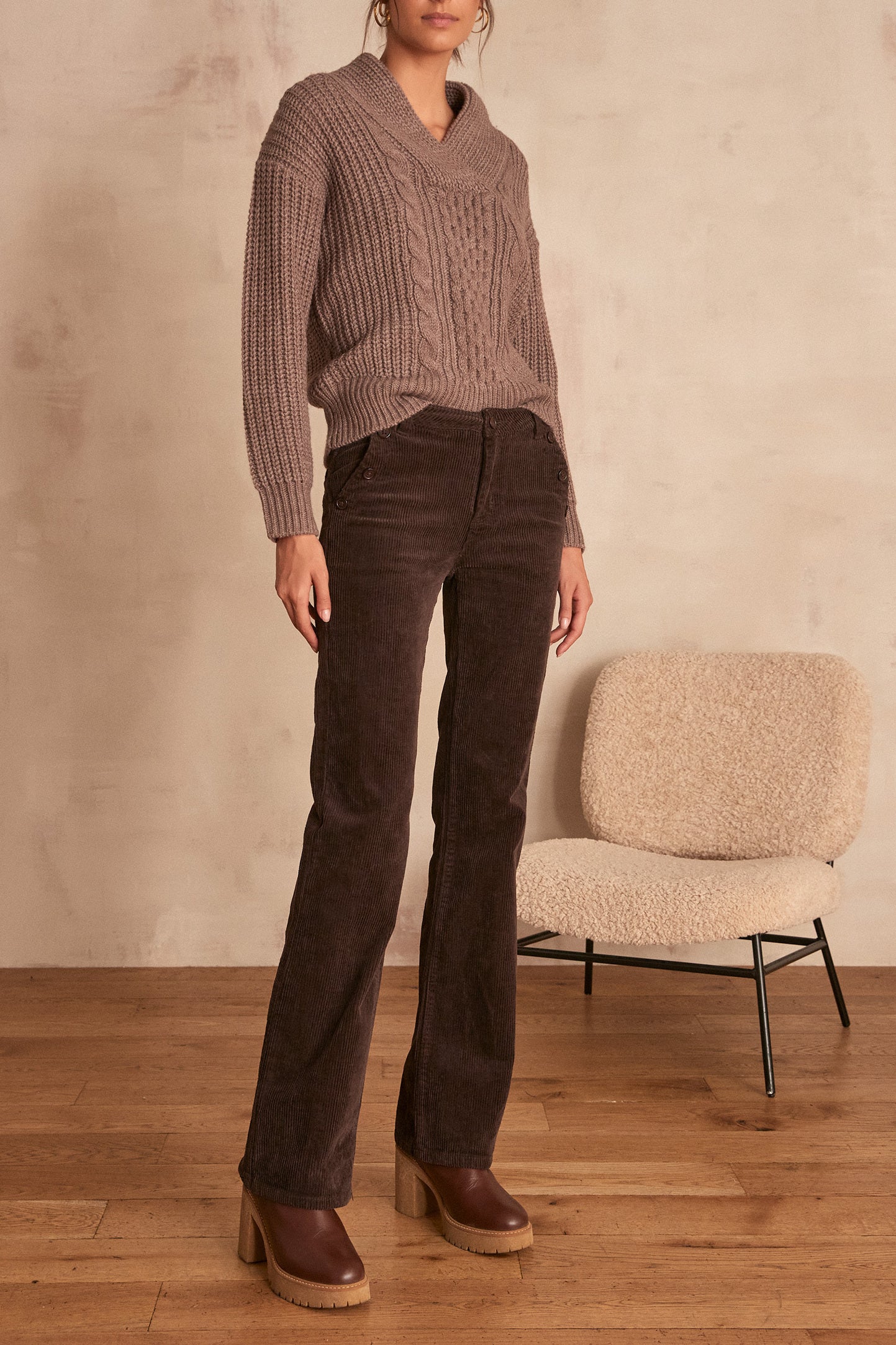 Pantalon large NINON Faume - seconde main