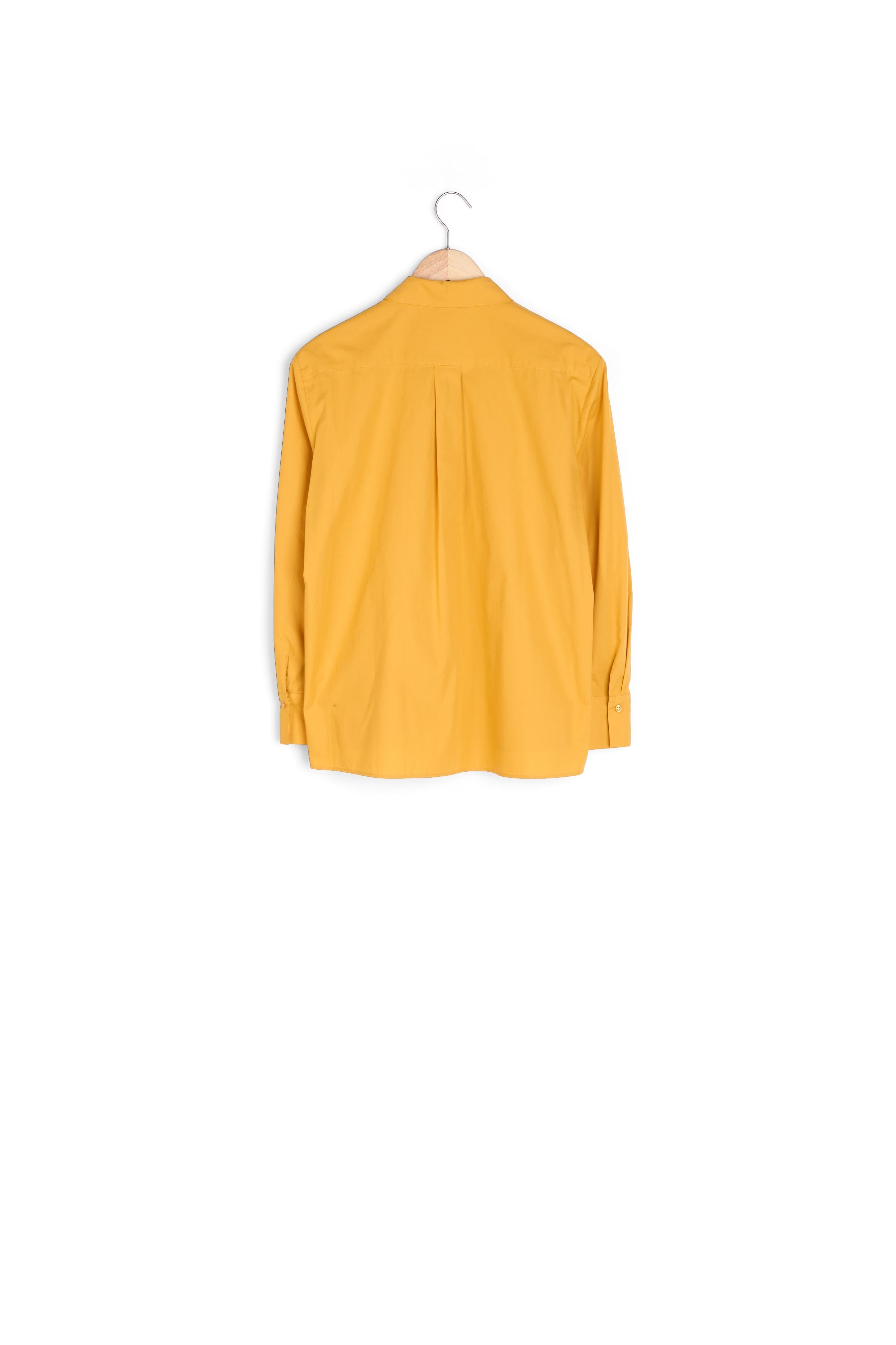 Chemise impeccable en coton jaune Esmeralda Faume - seconde main