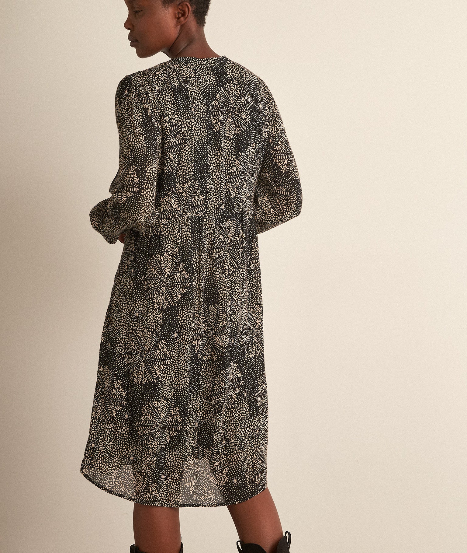 Robe courte imprimée Sosun Faume - seconde main