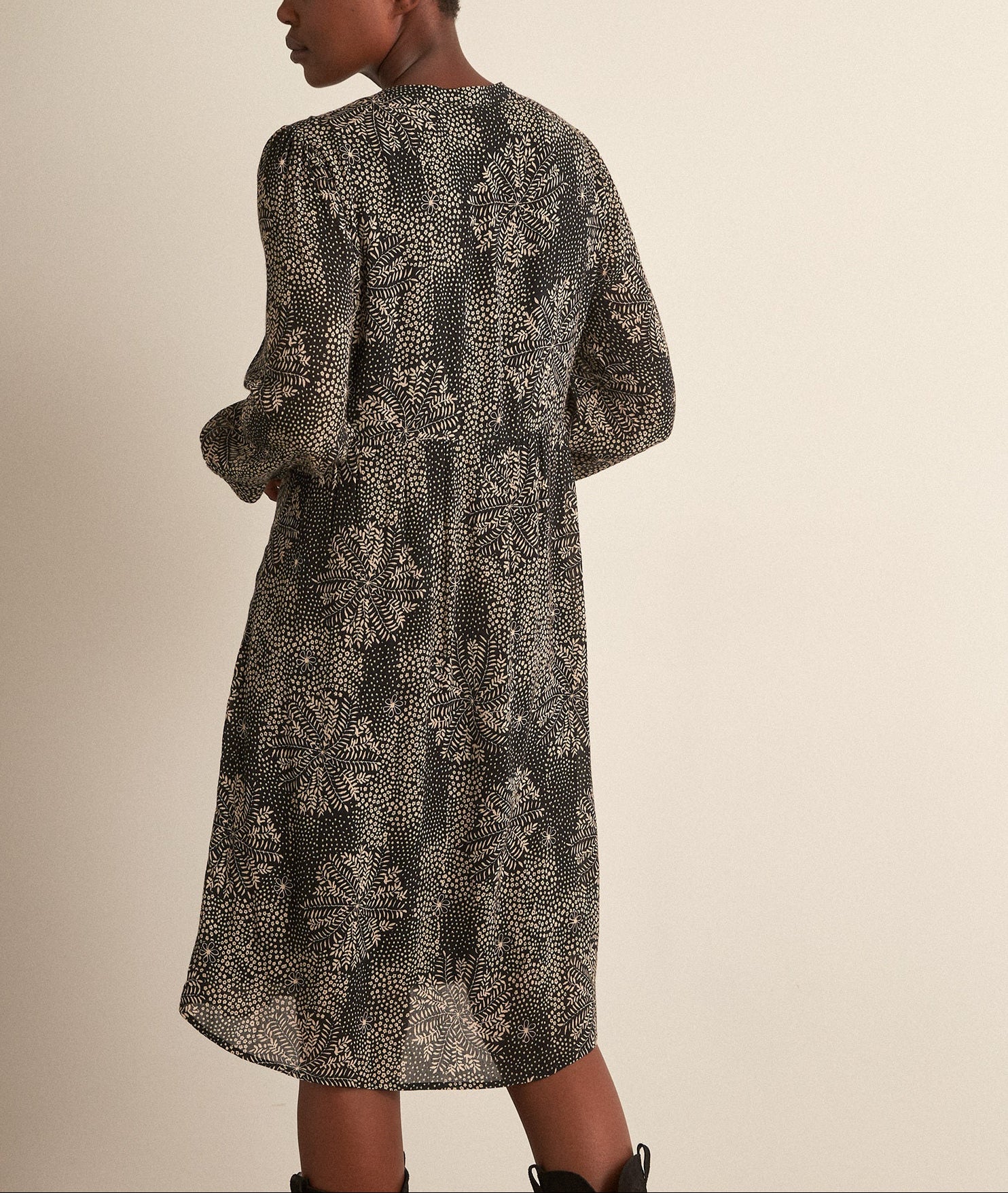 Robe courte imprimée Sosun Faume - seconde main