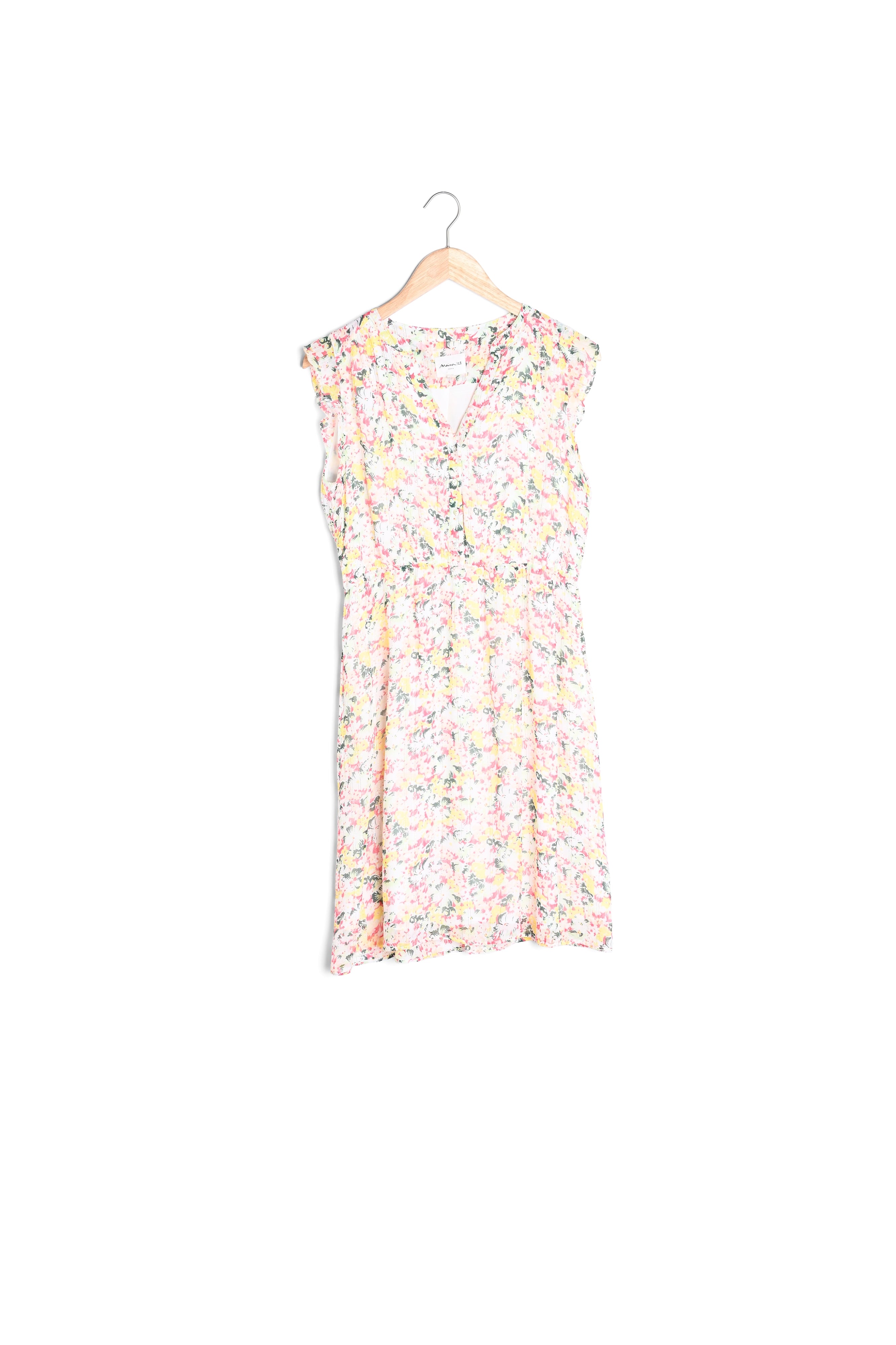 Robe courte imprimée multicolore Samy Faume - seconde main