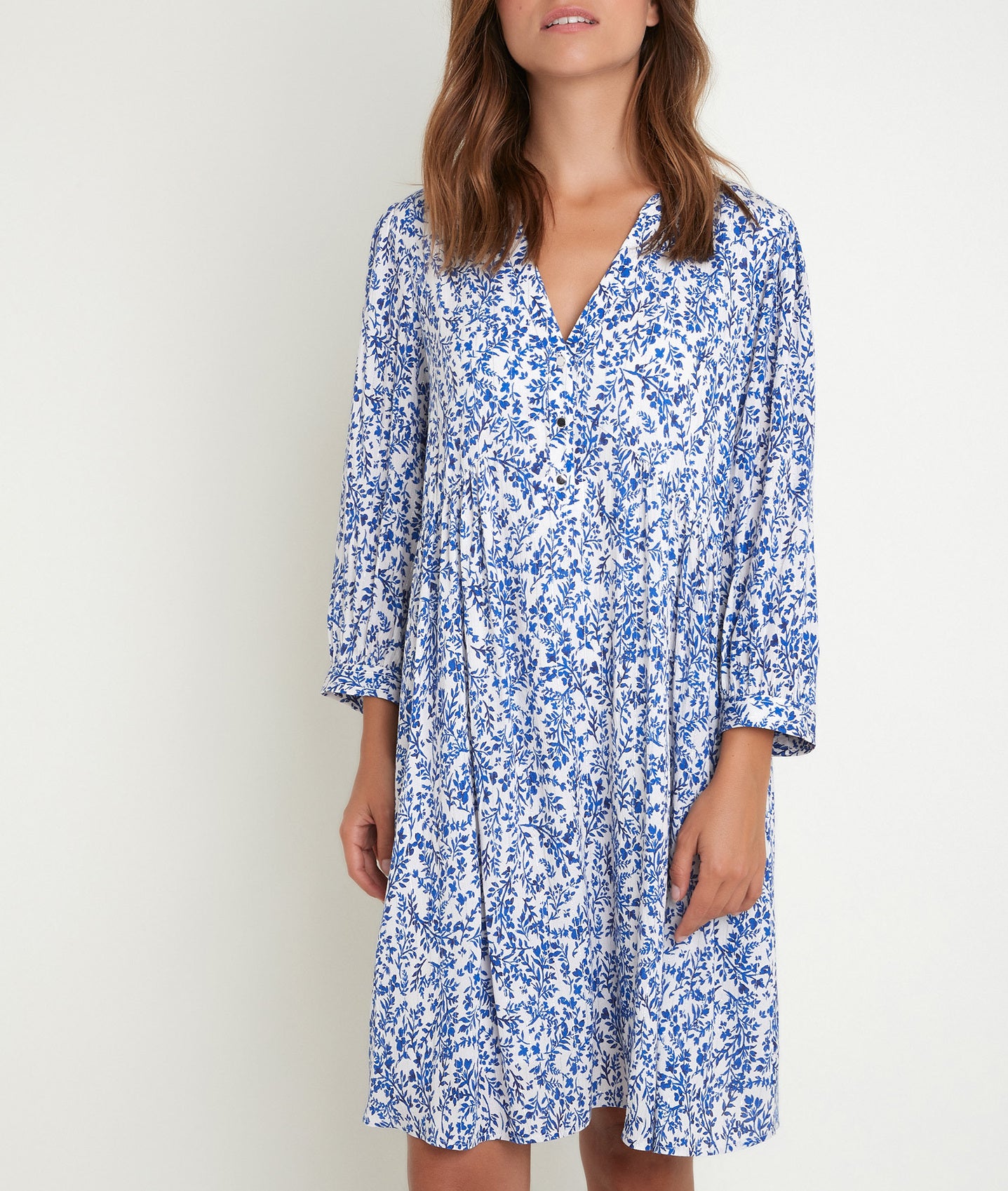 Robe imprimé fleuri Calypso Faume - seconde main