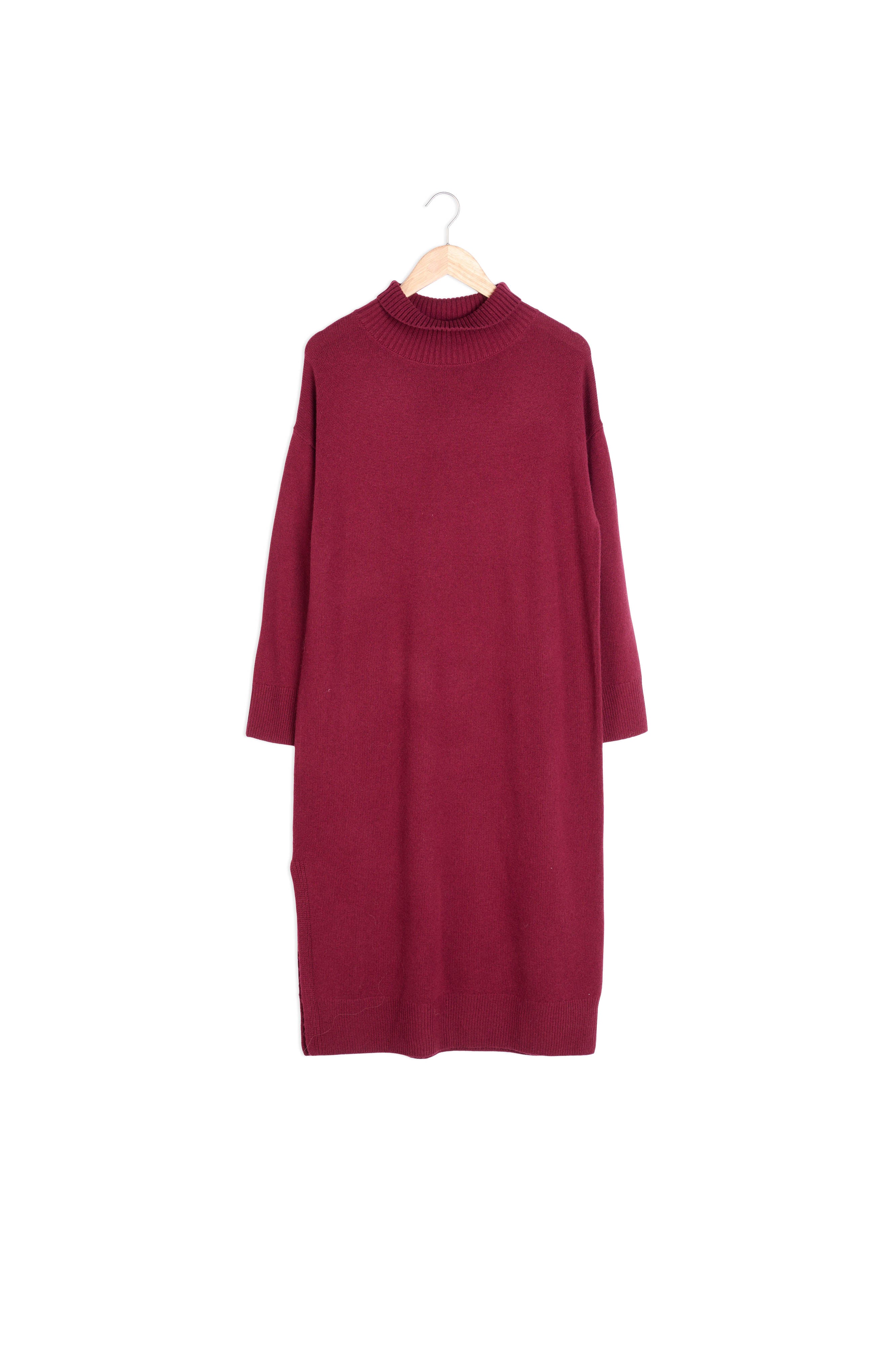 Robe en laine et yack Cathia Faume - seconde main