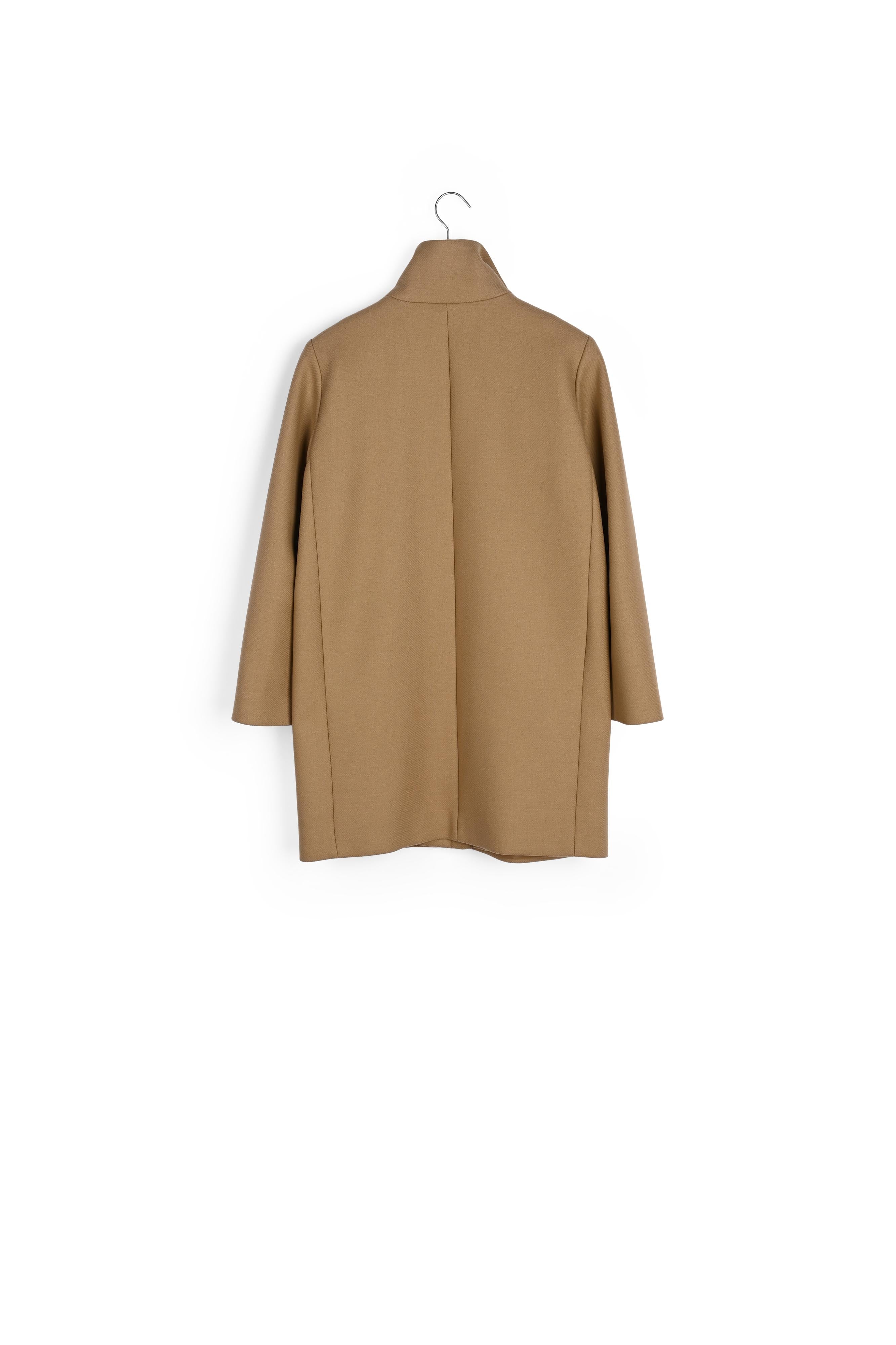 Manteau en laine camel Mambo Faume - seconde main