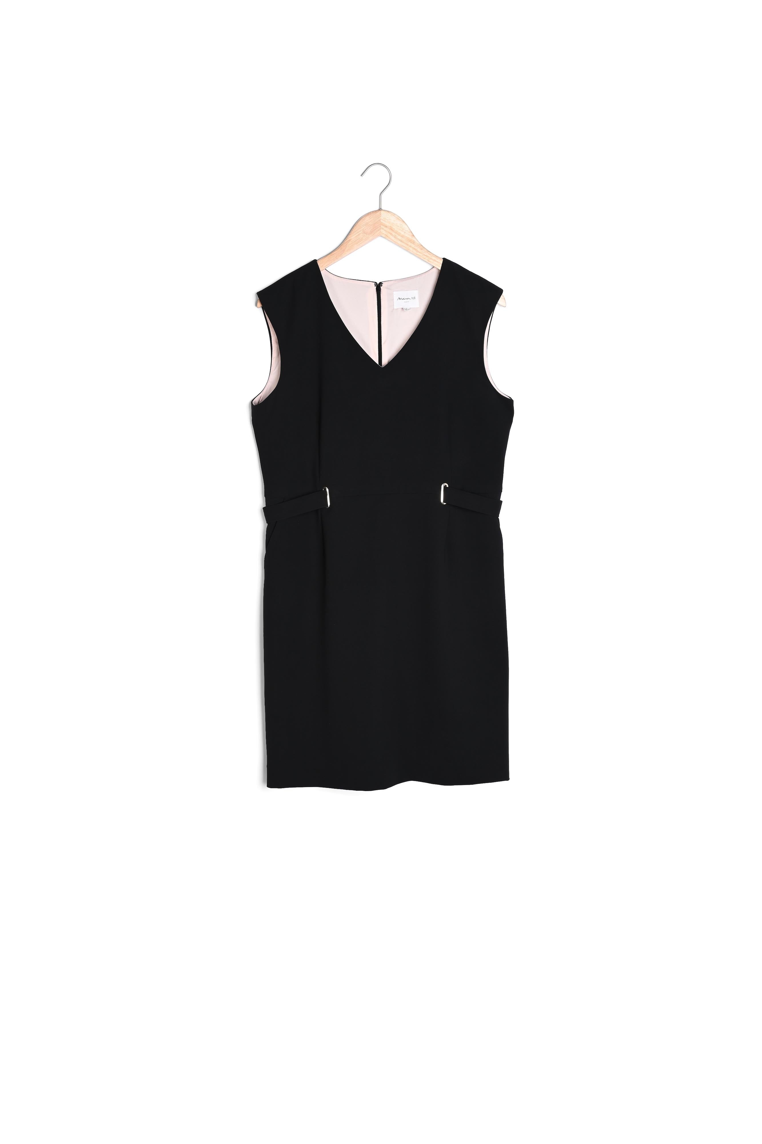 Robe en microfibre noire Idem Faume - seconde main