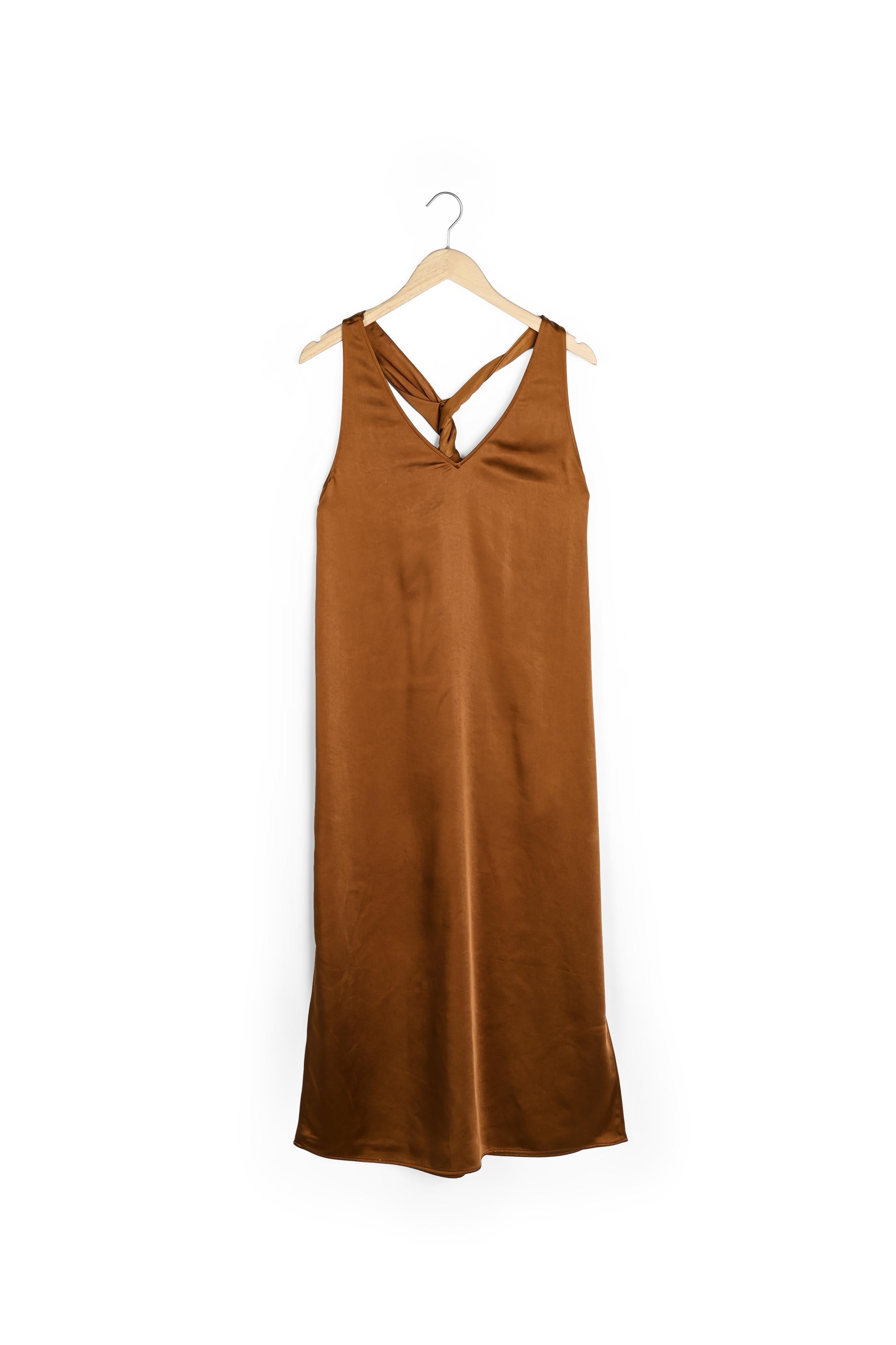 Robe satinée Amie Faume - seconde main