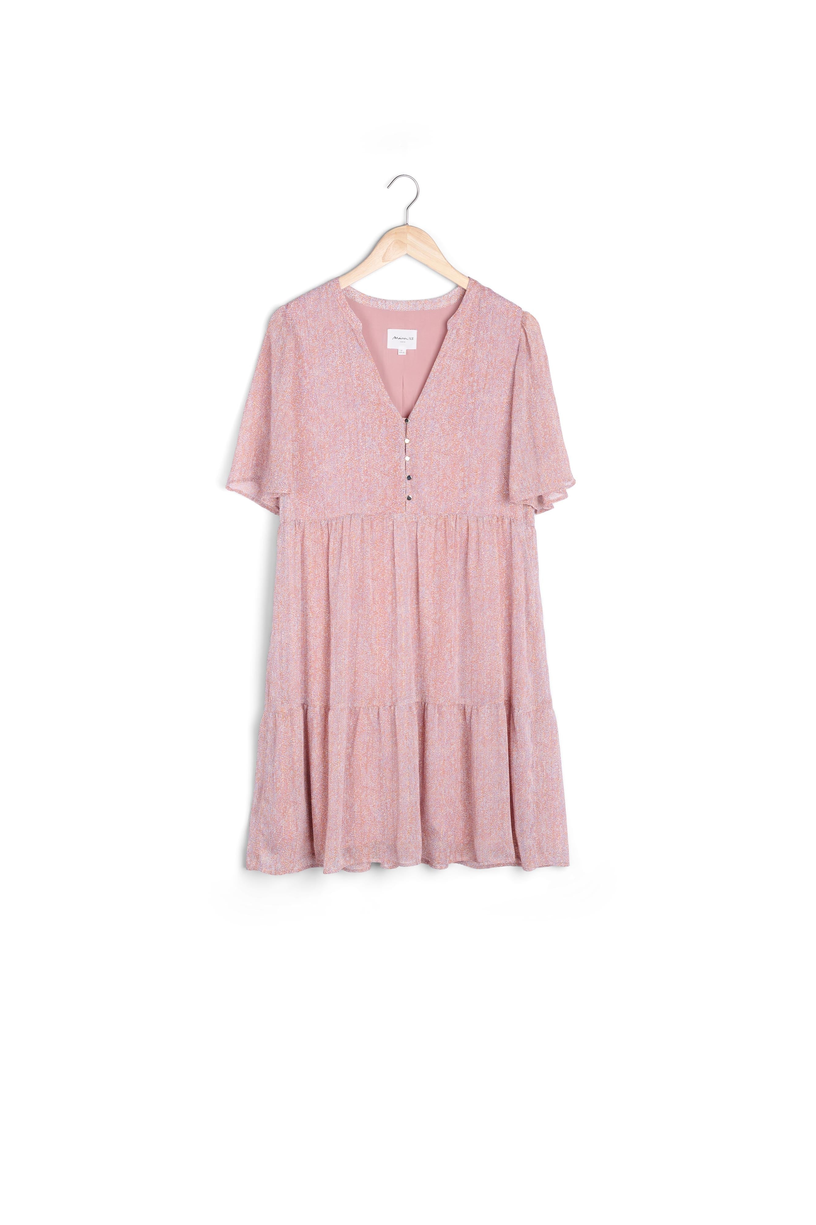 Robe imprimée lurex Laure Faume - seconde main