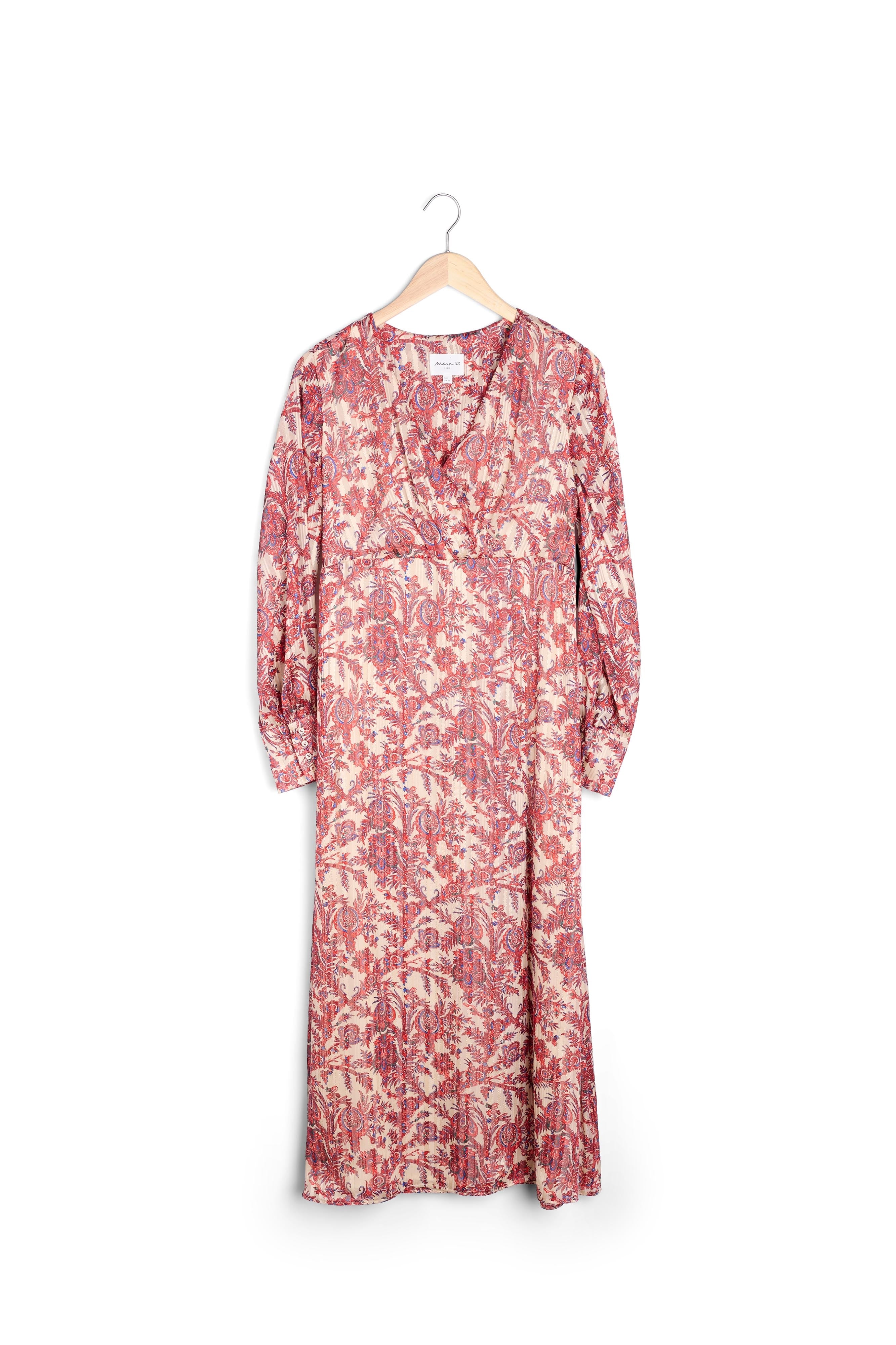 Robe longue imprimée bohème Cathel Faume - seconde main