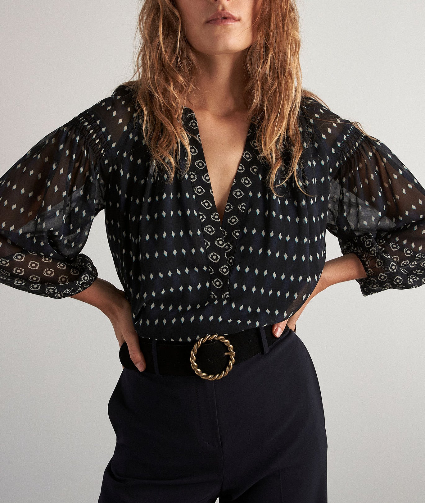 Blouse Tomy Faume - seconde main