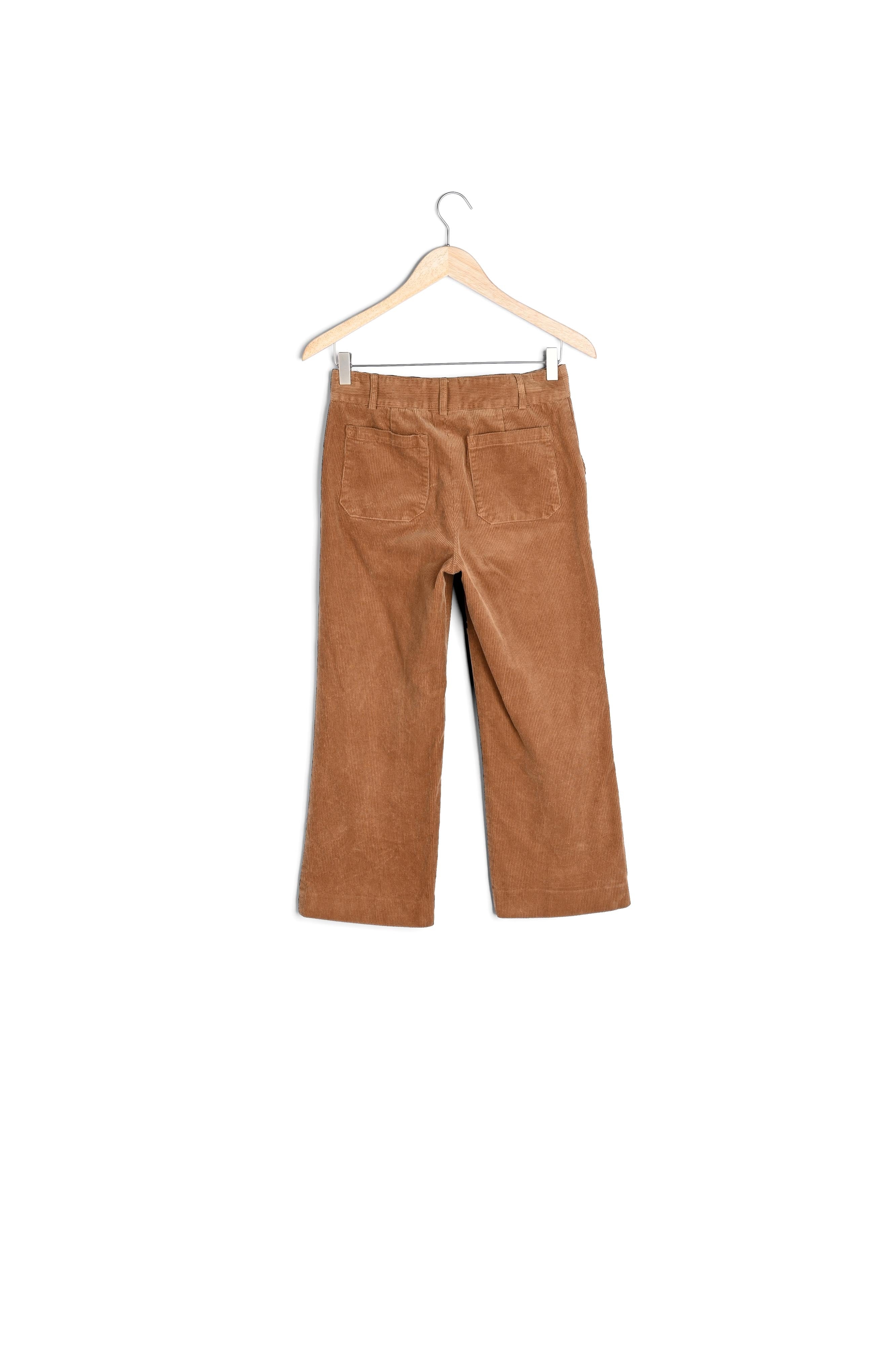 Pantalon flare cropped Minako Faume - seconde main