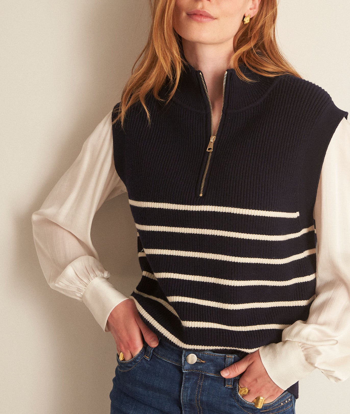 Pull sans manches Barthelemy Faume - seconde main