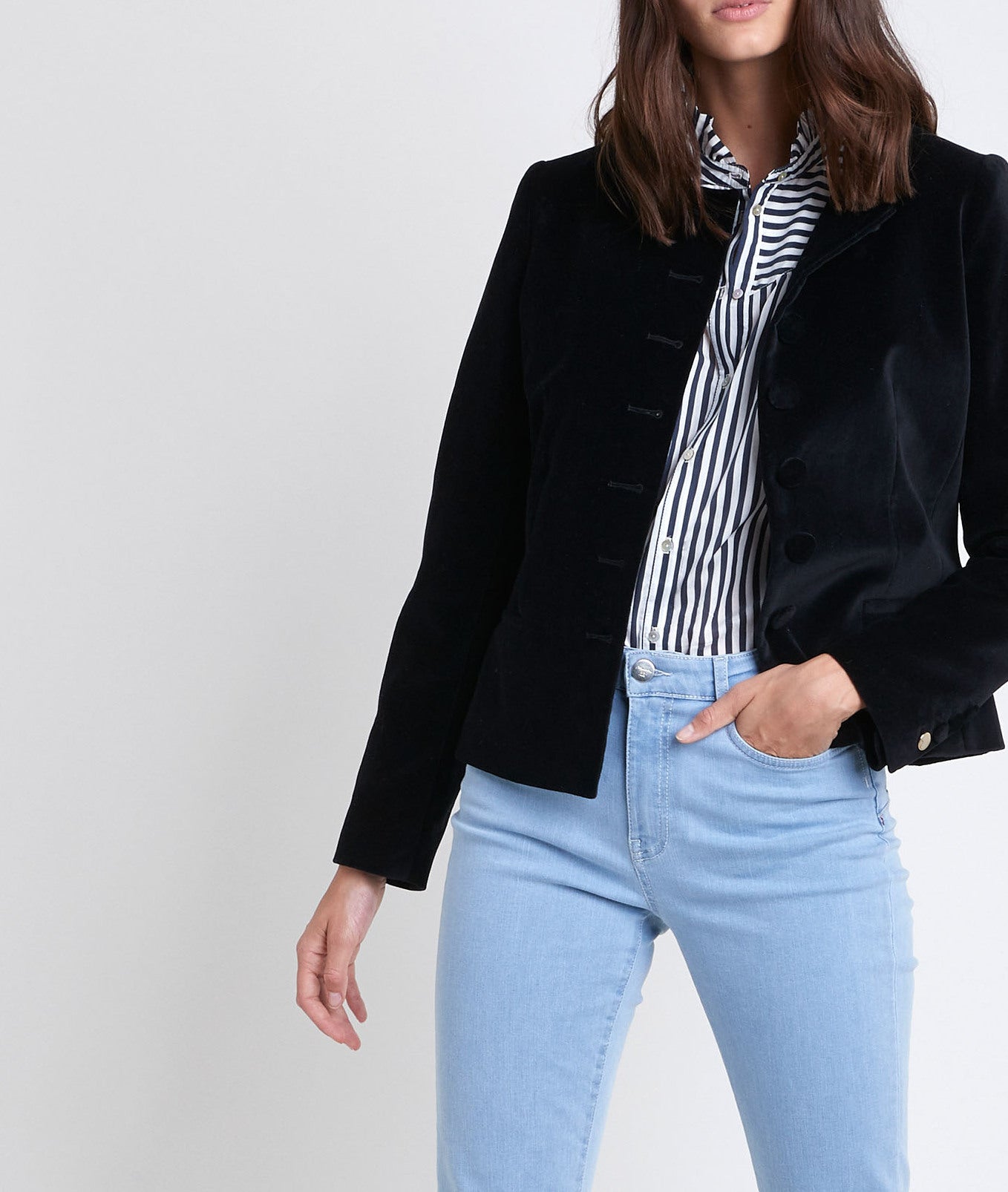 Veste en velours Tania Faume - seconde main