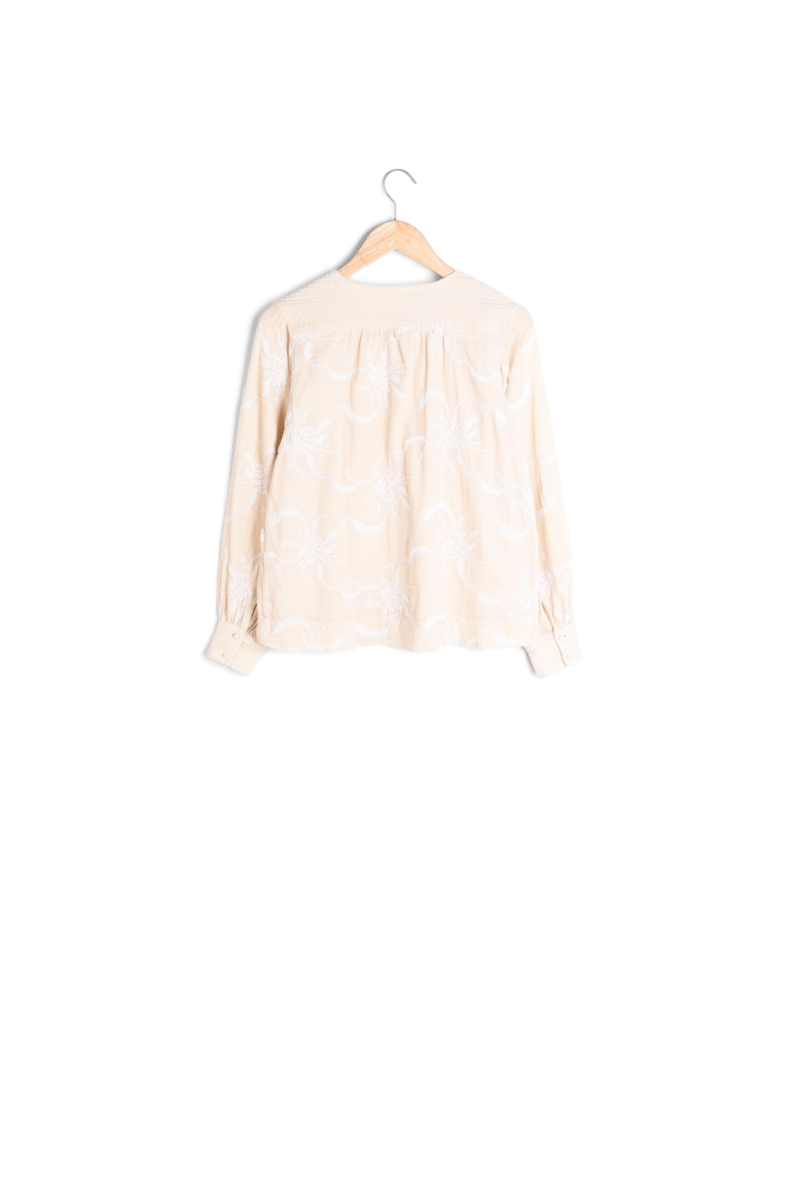 Blouse brodée Candice Faume - seconde main