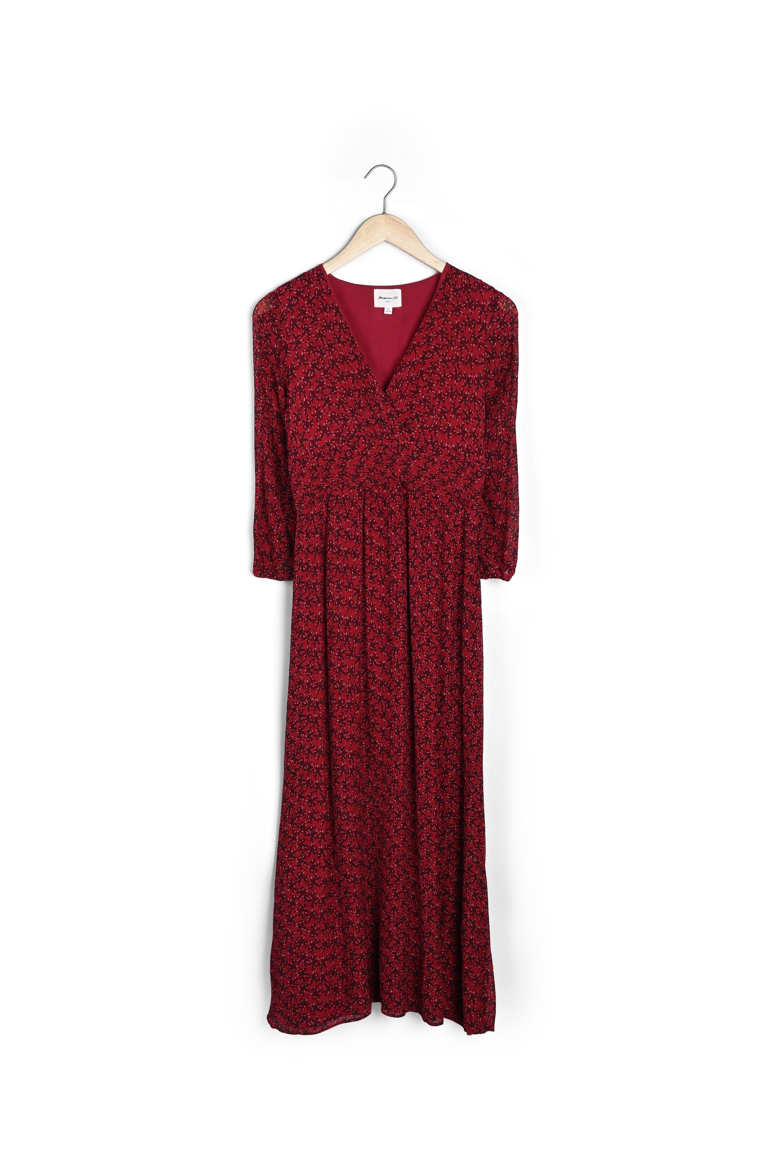 Robe longue imprimée Claudine Faume - seconde main